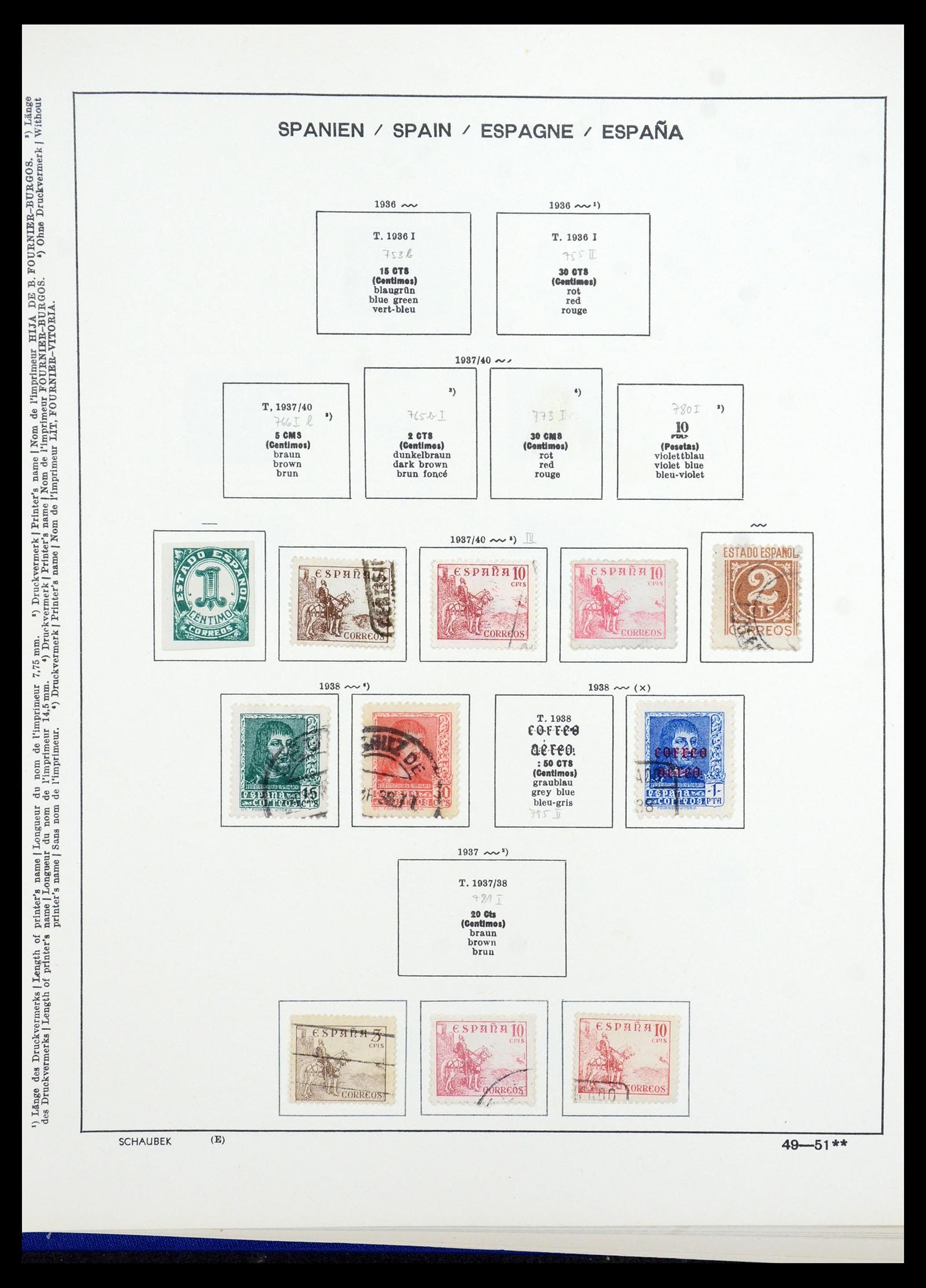35982 059 - Postzegelverzameling 35982 Spanje 1850-1967.