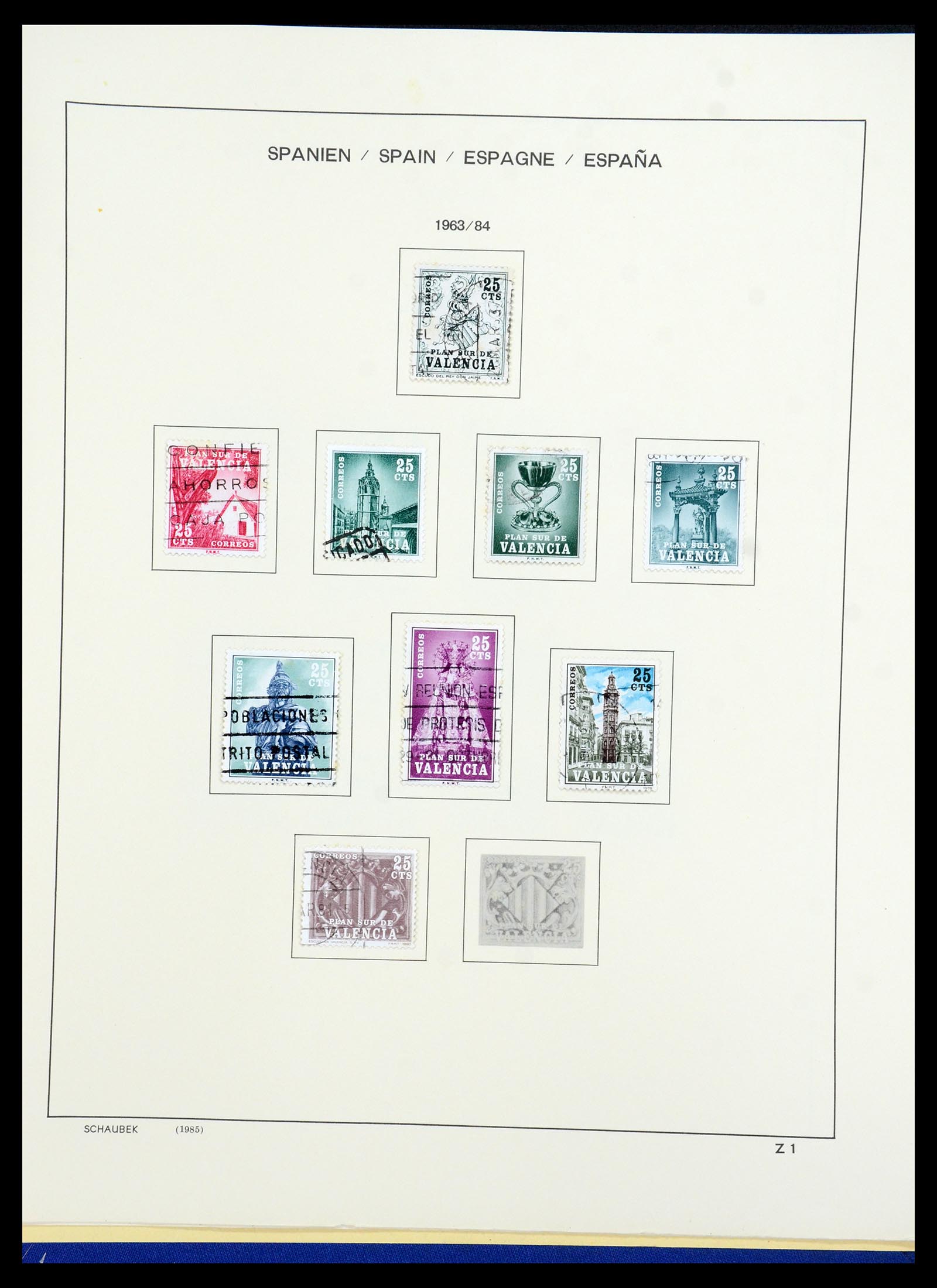 35982 141 - Postzegelverzameling 35982 Spanje 1850-1967.