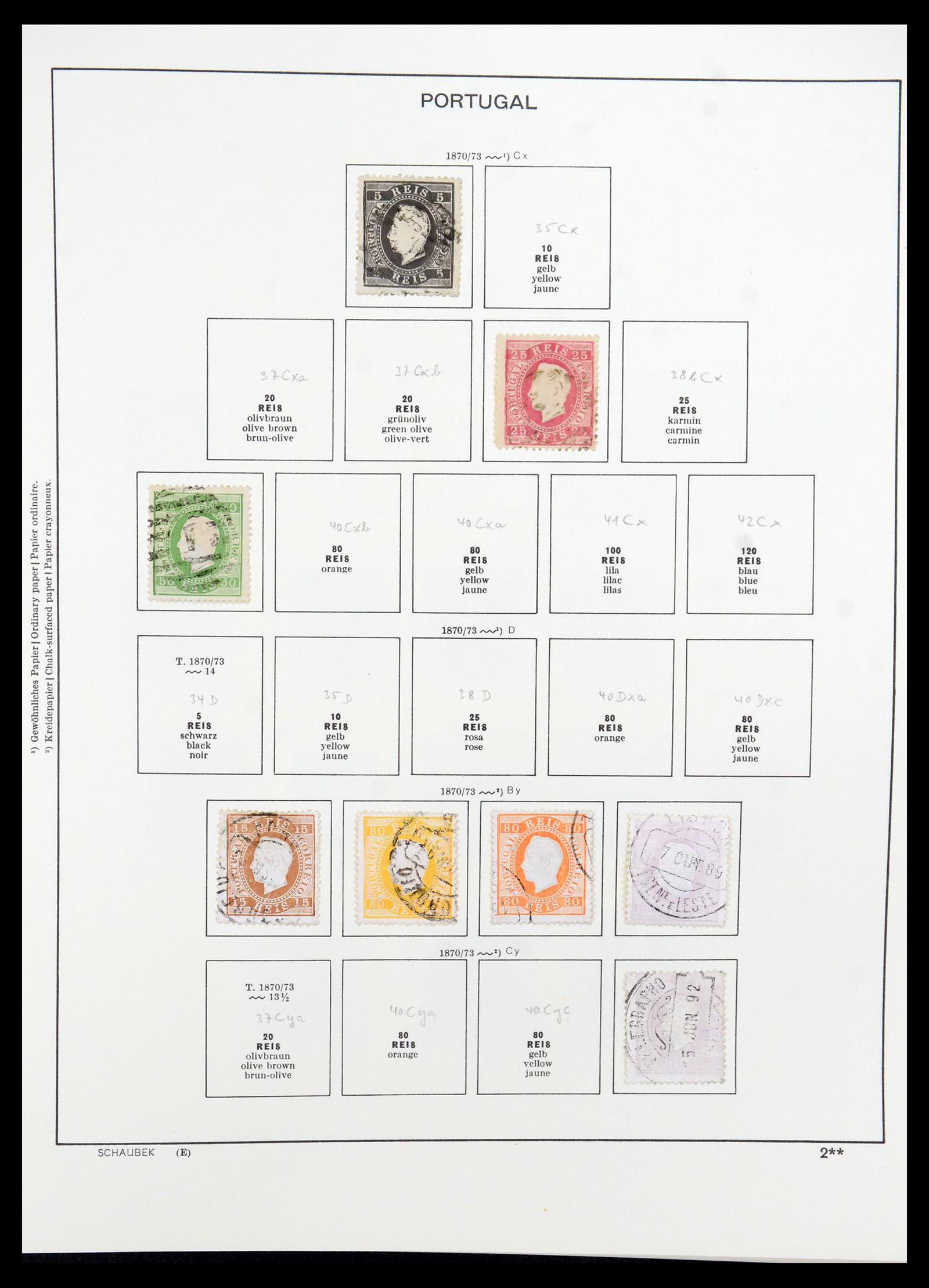 35983 004 - Postzegelverzameling 35983 Portugal 1853-1979.