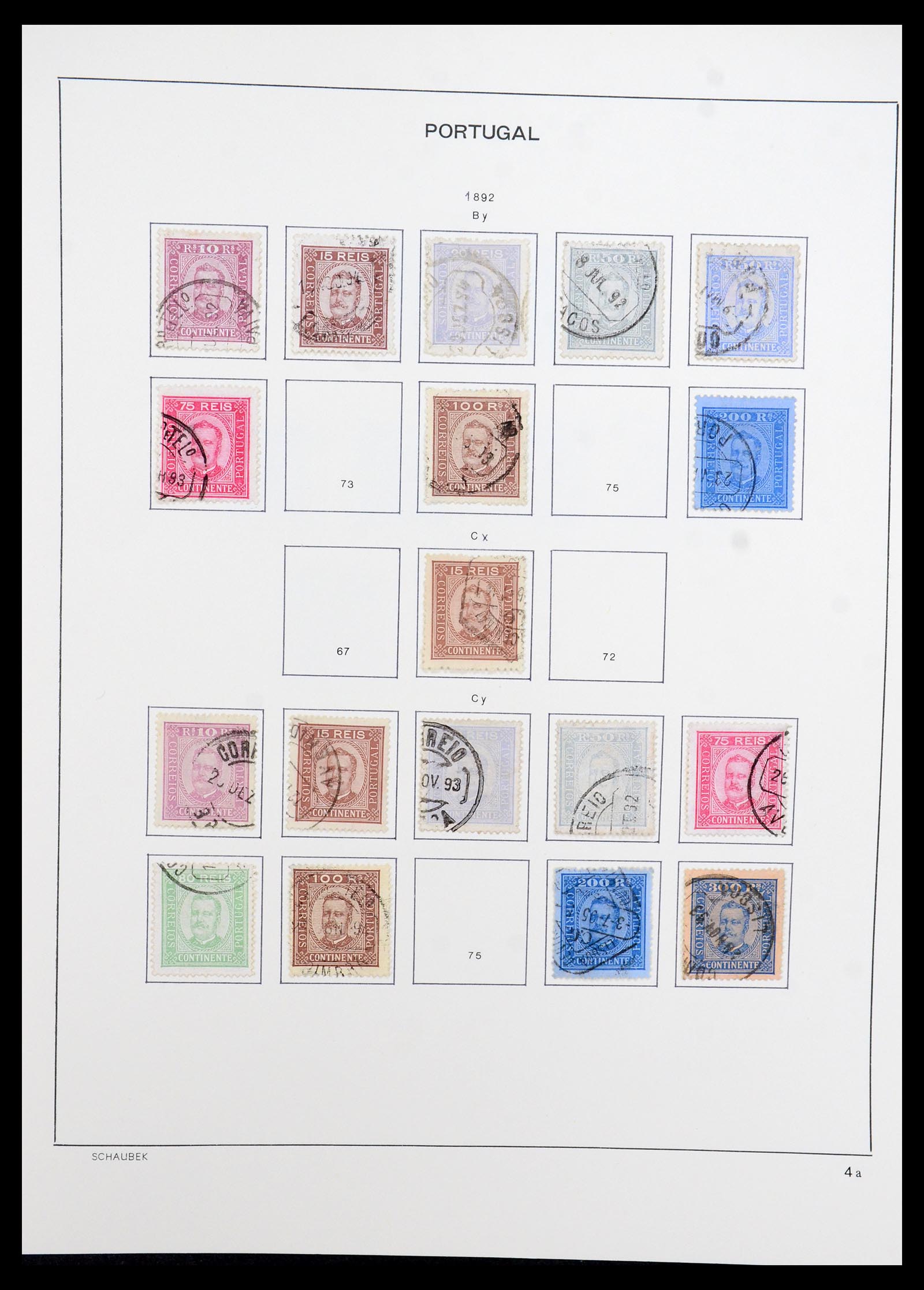 35983 010 - Postzegelverzameling 35983 Portugal 1853-1979.