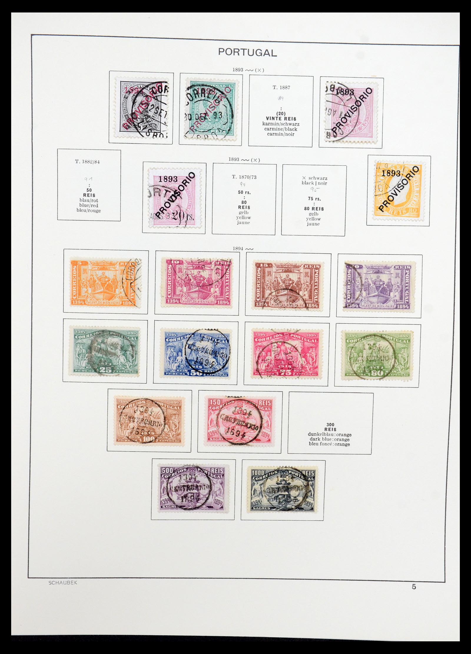 35983 012 - Postzegelverzameling 35983 Portugal 1853-1979.