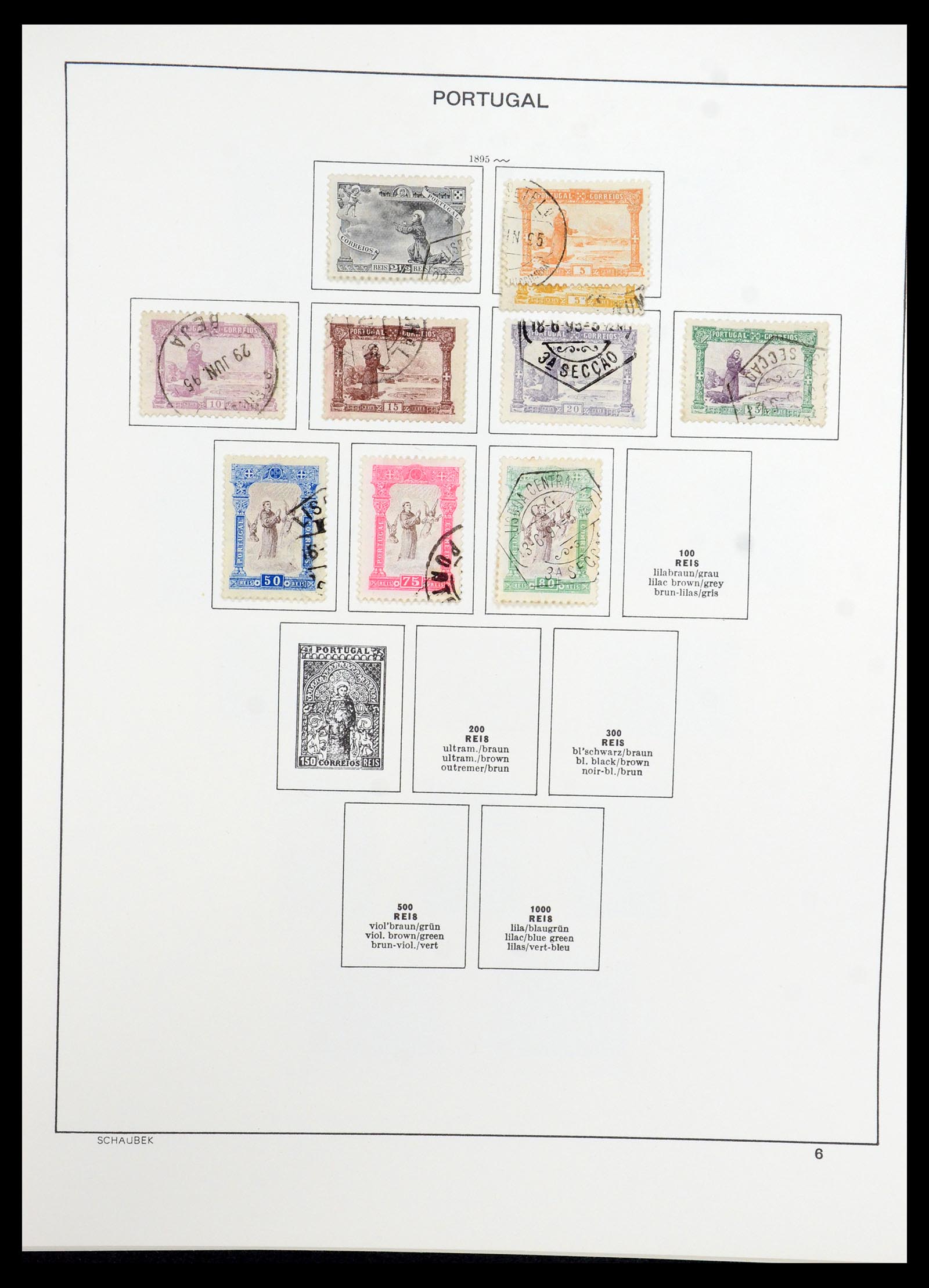 35983 013 - Postzegelverzameling 35983 Portugal 1853-1979.
