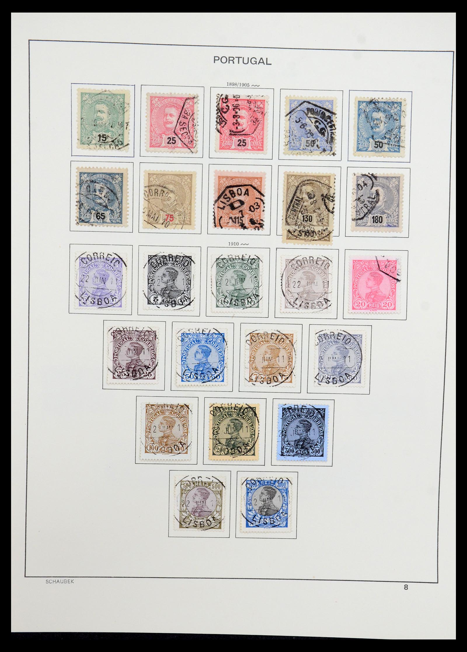 35983 015 - Postzegelverzameling 35983 Portugal 1853-1979.