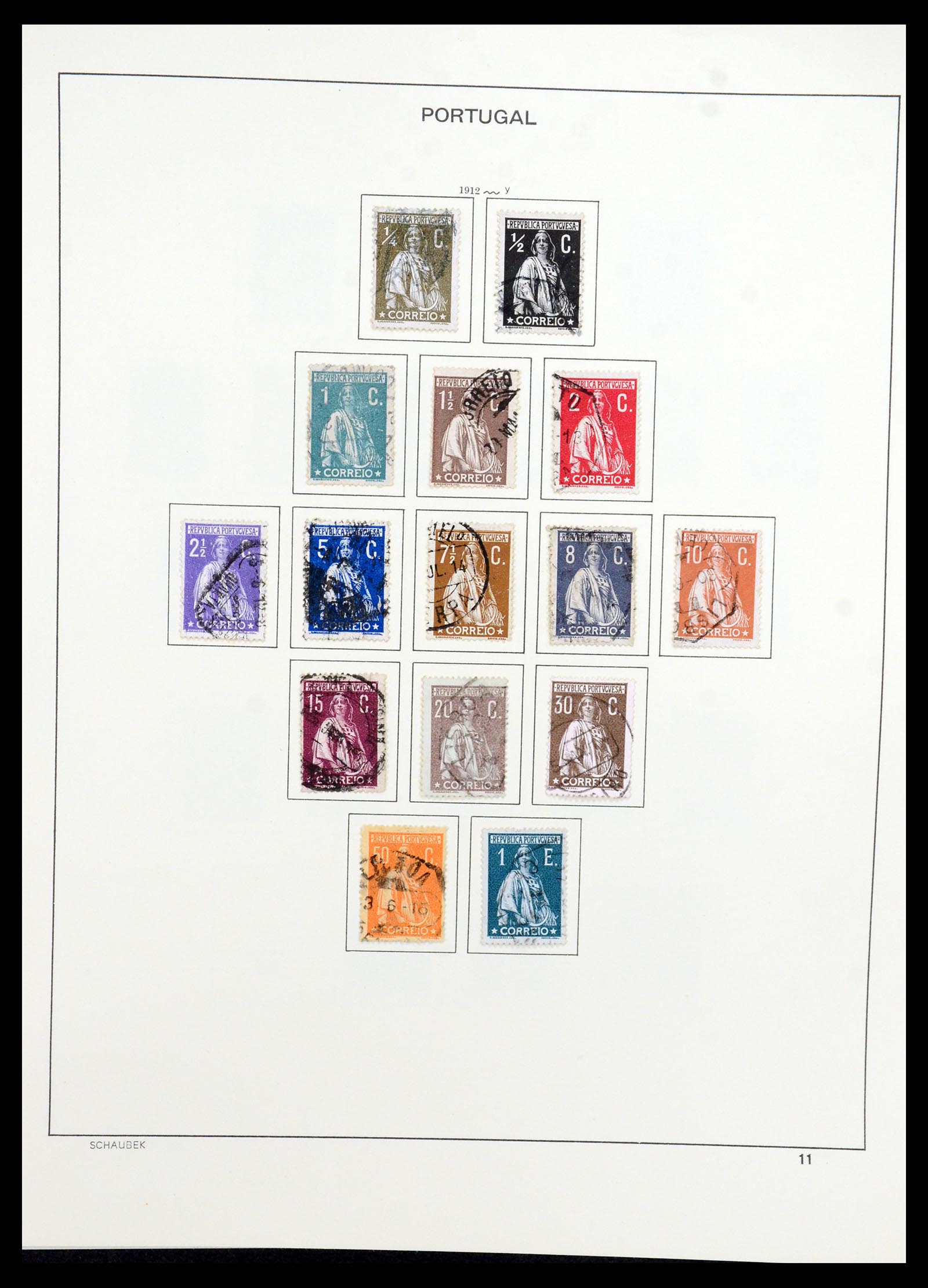 35983 019 - Postzegelverzameling 35983 Portugal 1853-1979.