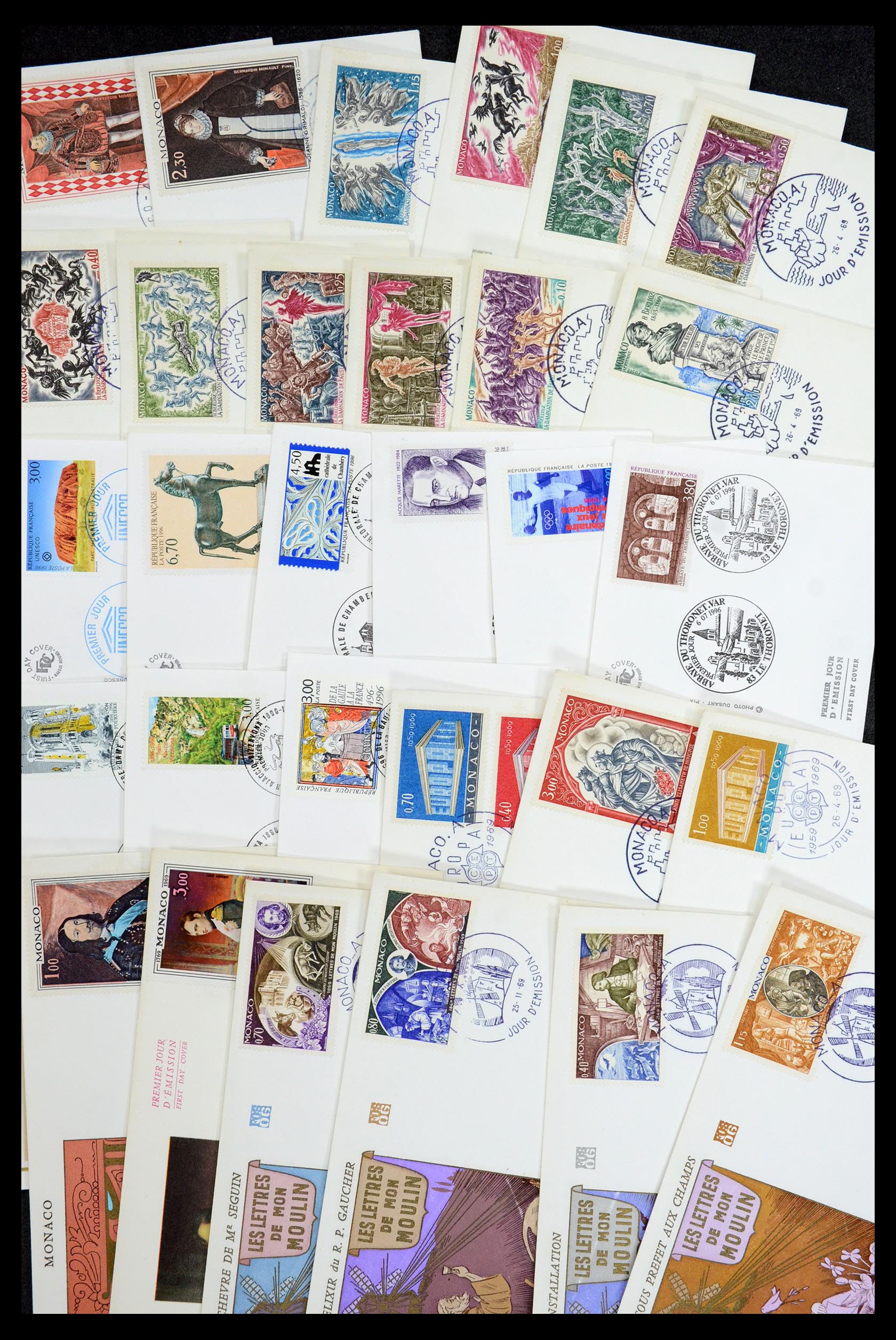 35984 021 - Stamp collection 35984 France postal stationeries and FDC's 1893-2002.