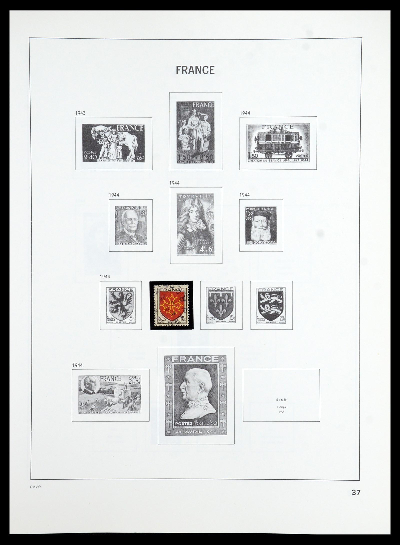 35986 035 - Postzegelverzameling 35986 Frankrijk 1849-1992.