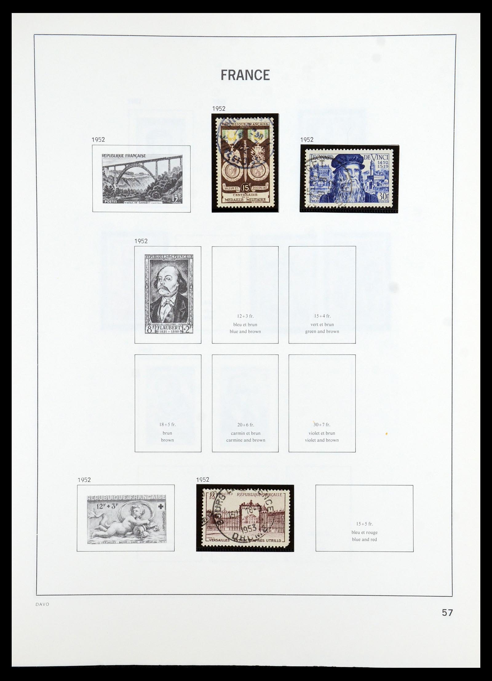 35986 052 - Postzegelverzameling 35986 Frankrijk 1849-1992.