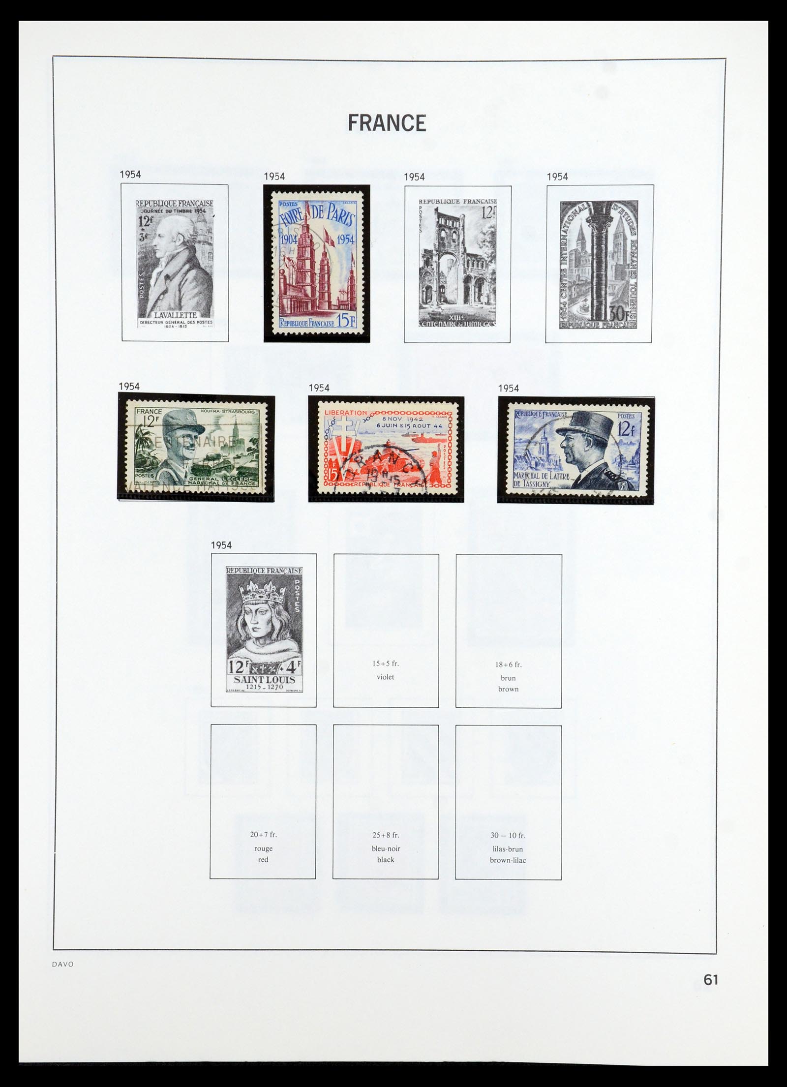 35986 056 - Postzegelverzameling 35986 Frankrijk 1849-1992.