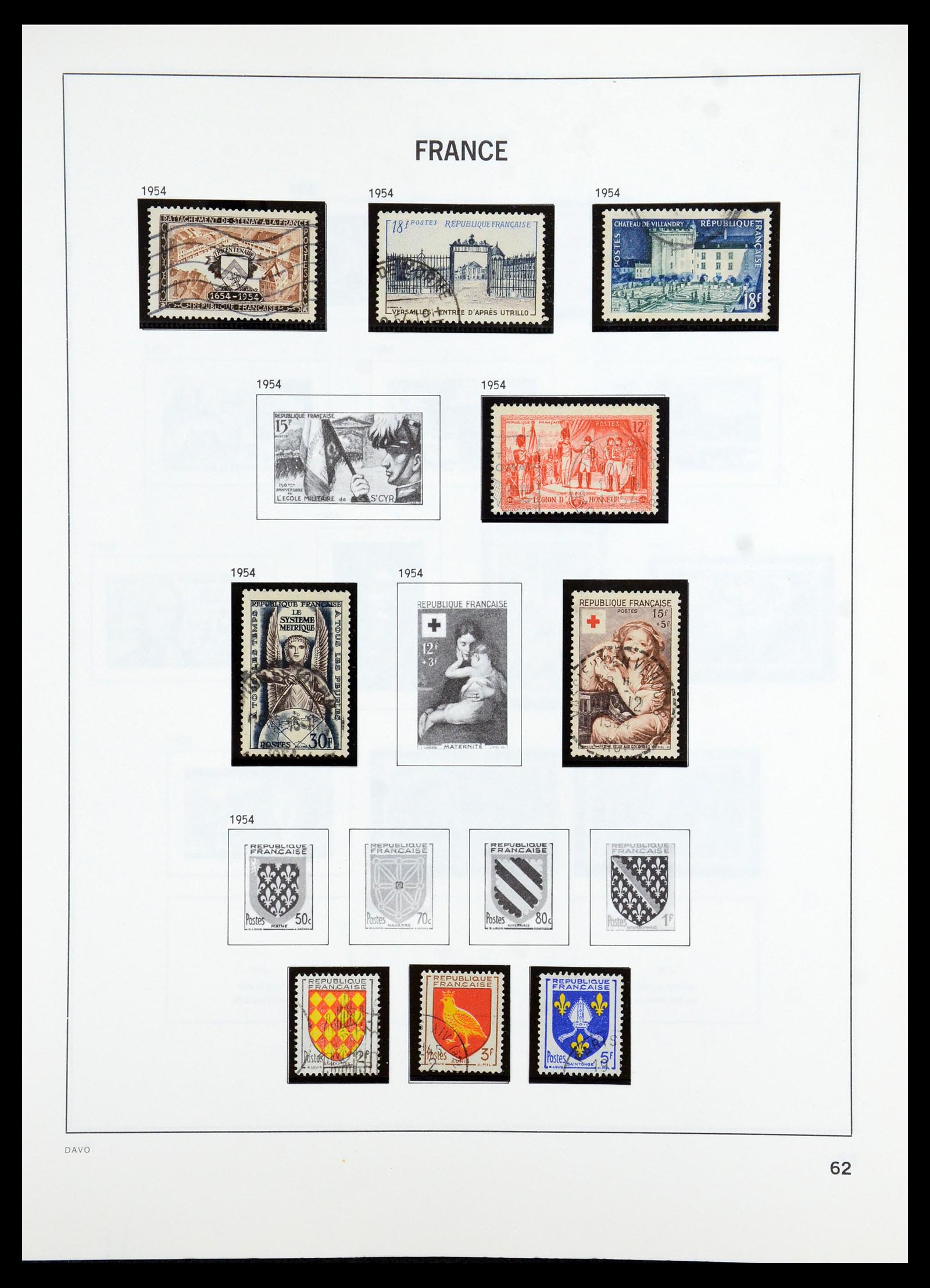 35986 057 - Postzegelverzameling 35986 Frankrijk 1849-1992.
