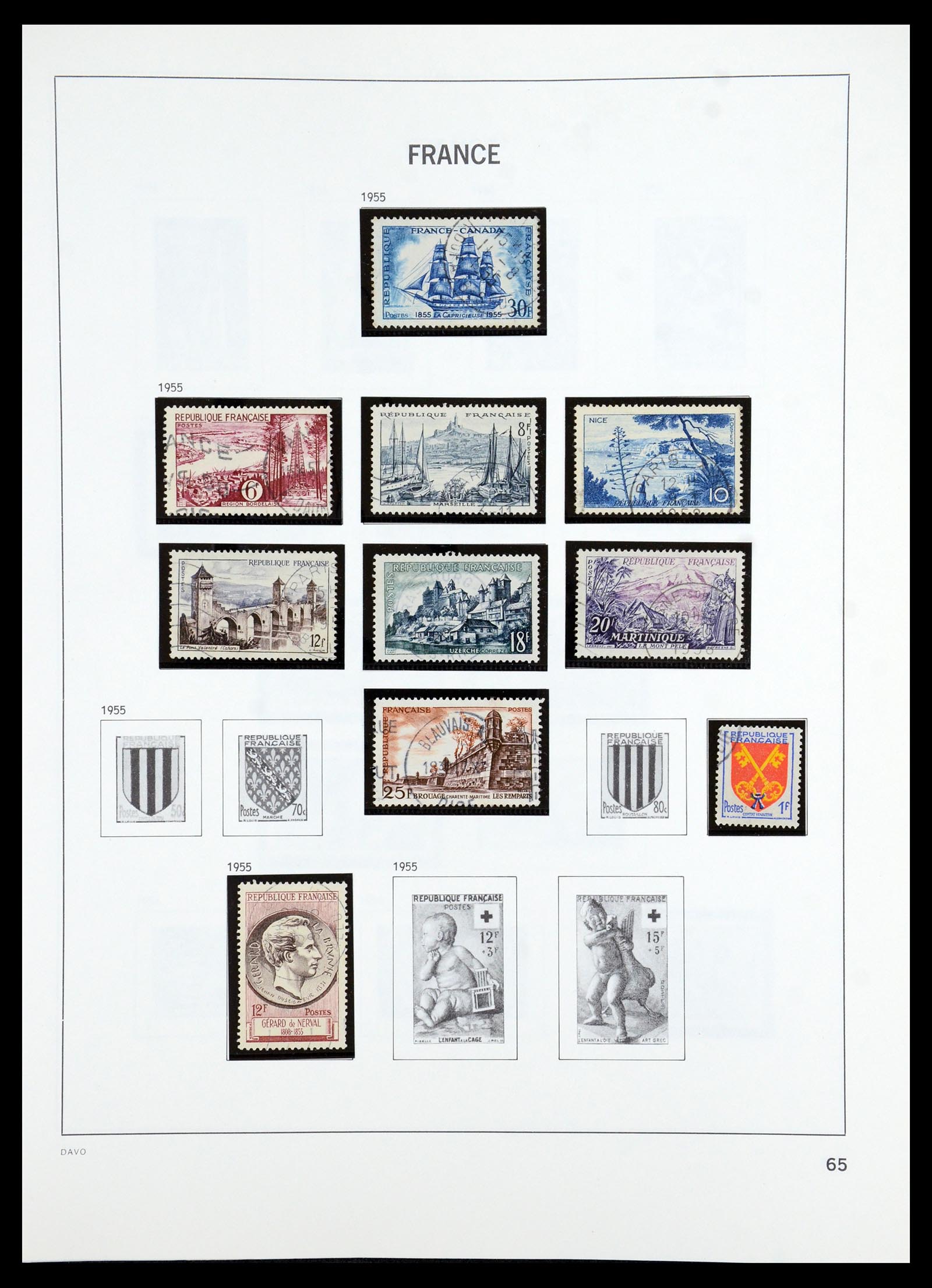 35986 060 - Postzegelverzameling 35986 Frankrijk 1849-1992.