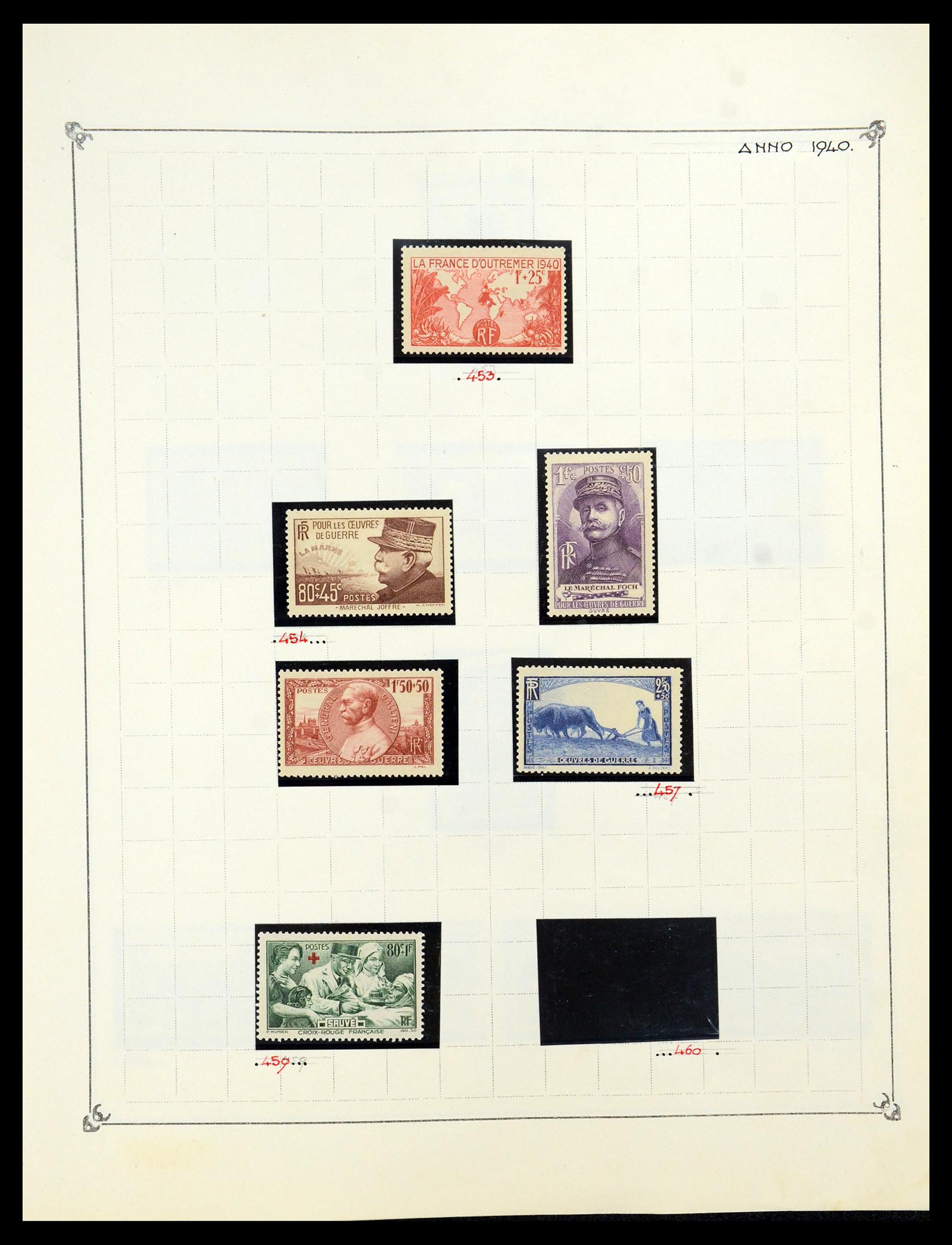35987 037 - Postzegelverzameling 35987 Frankrijk 1849-1958.
