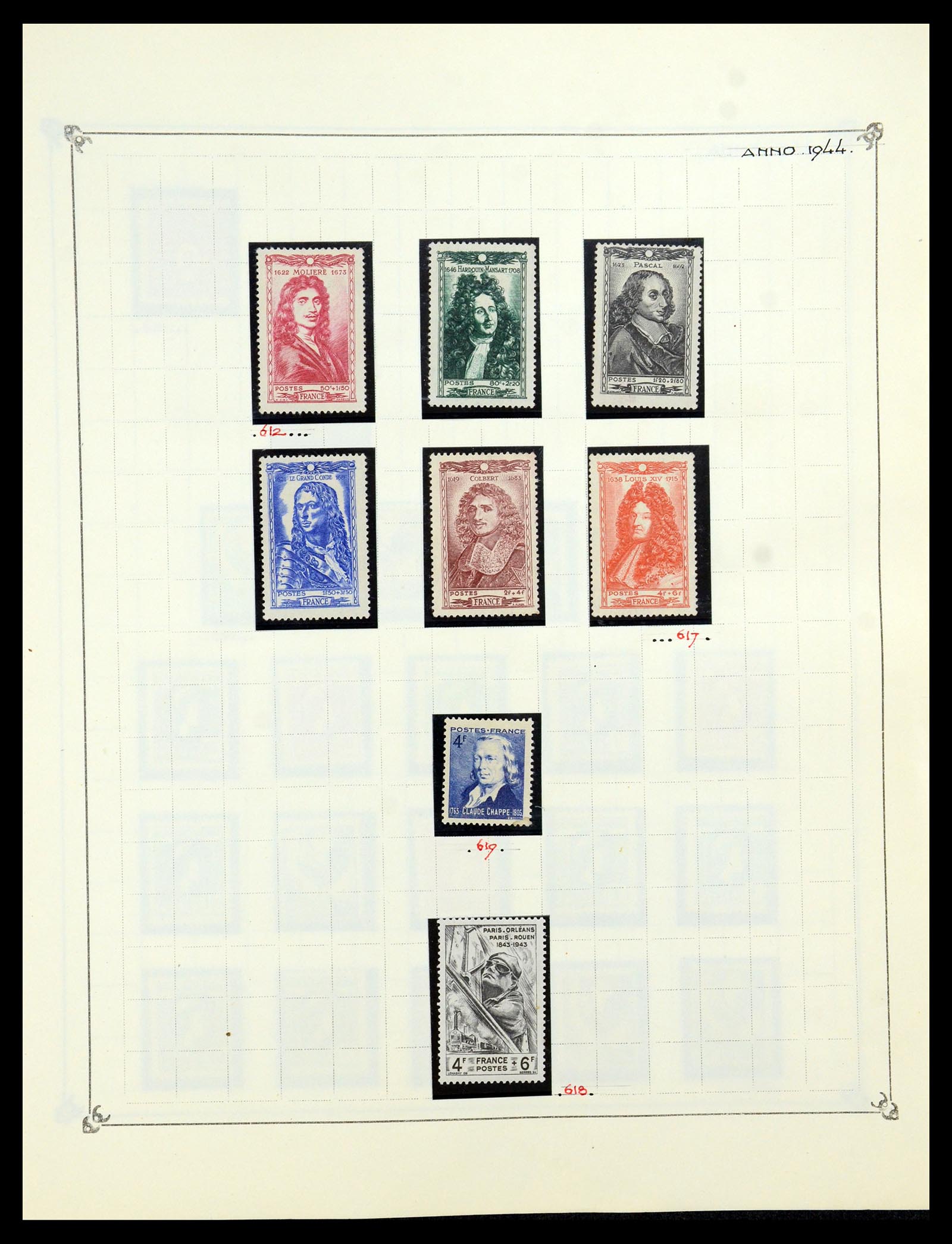 35987 050 - Postzegelverzameling 35987 Frankrijk 1849-1958.
