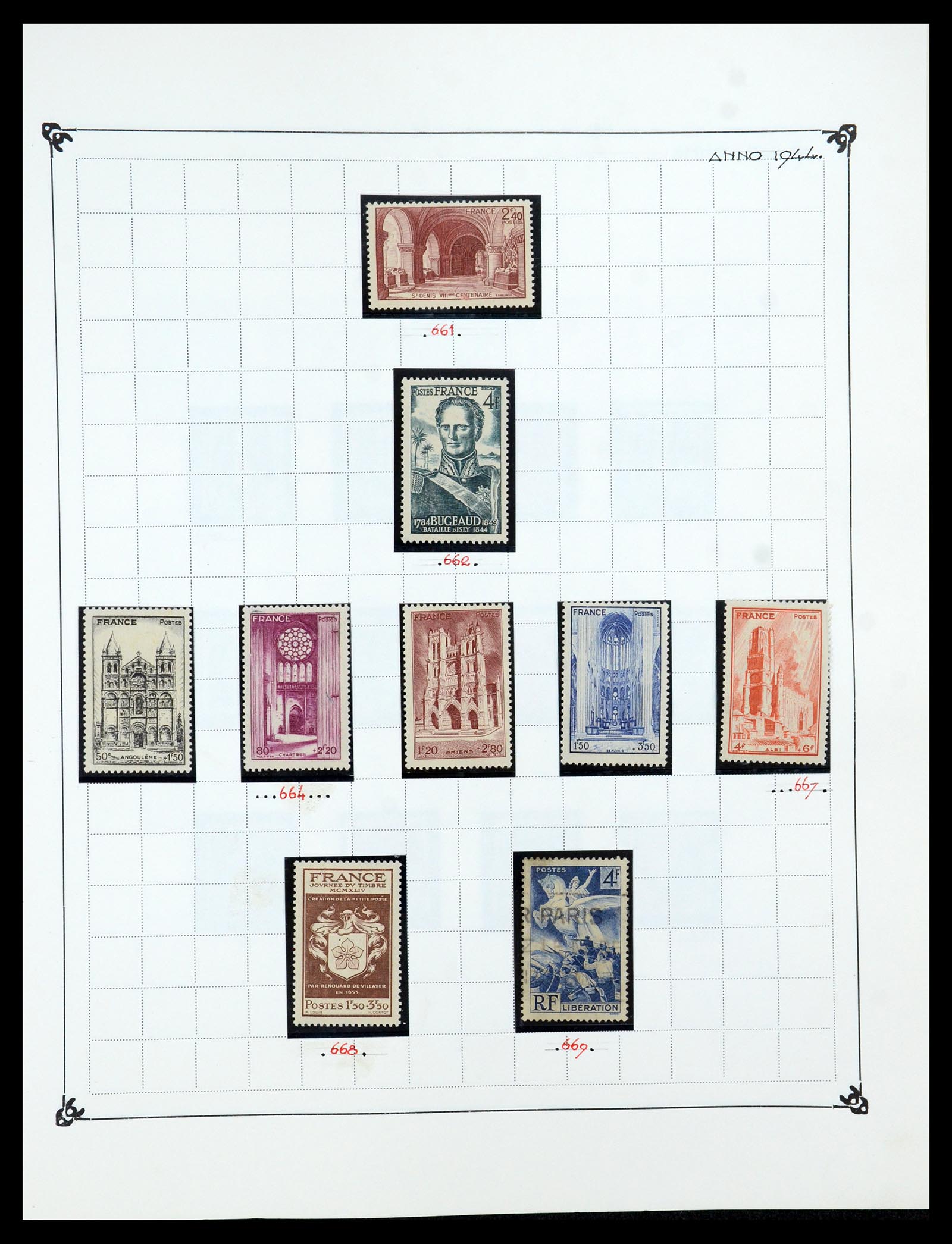 35987 053 - Postzegelverzameling 35987 Frankrijk 1849-1958.
