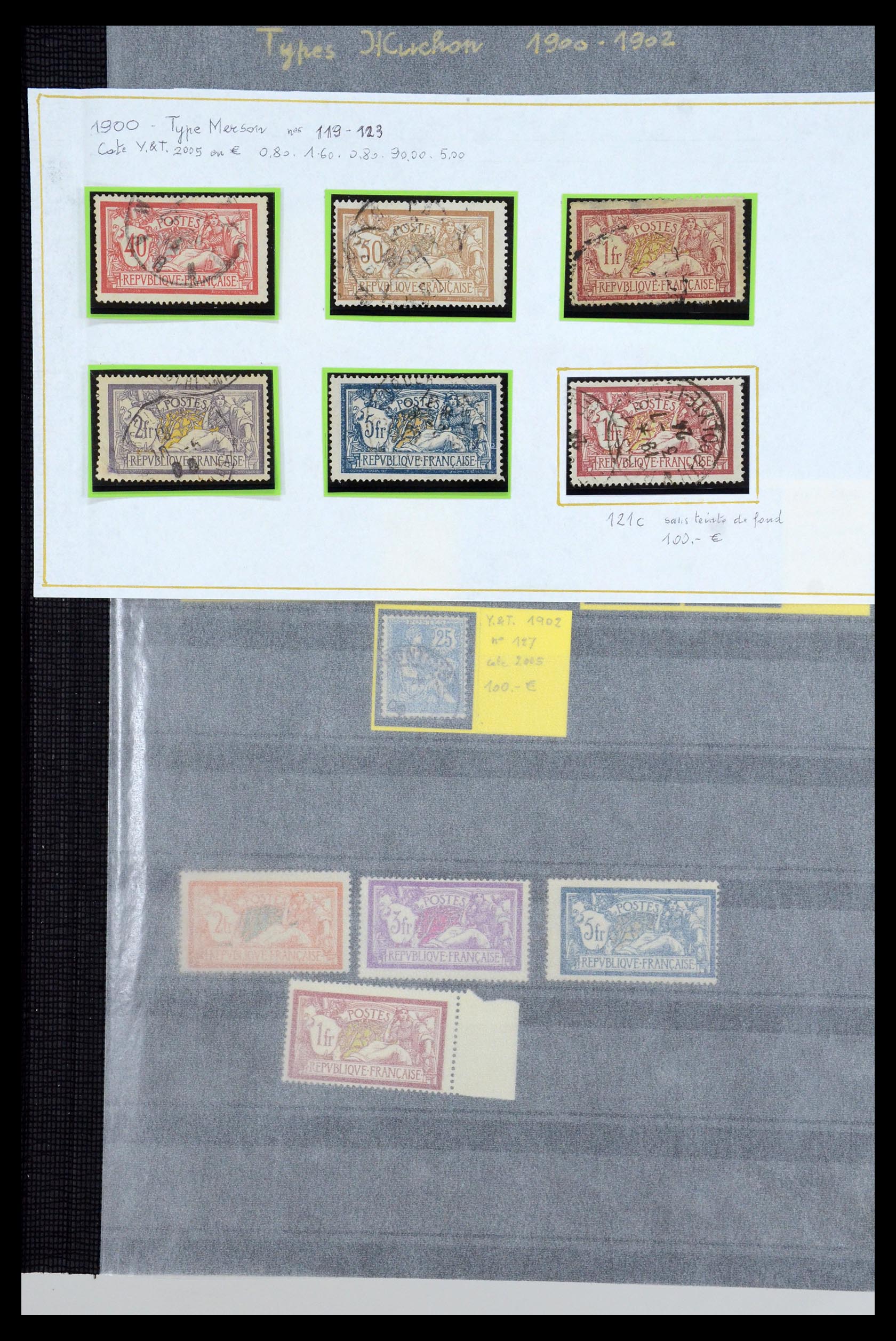35988 006 - Postzegelverzameling 35988 Frankrijk 1853-1959.