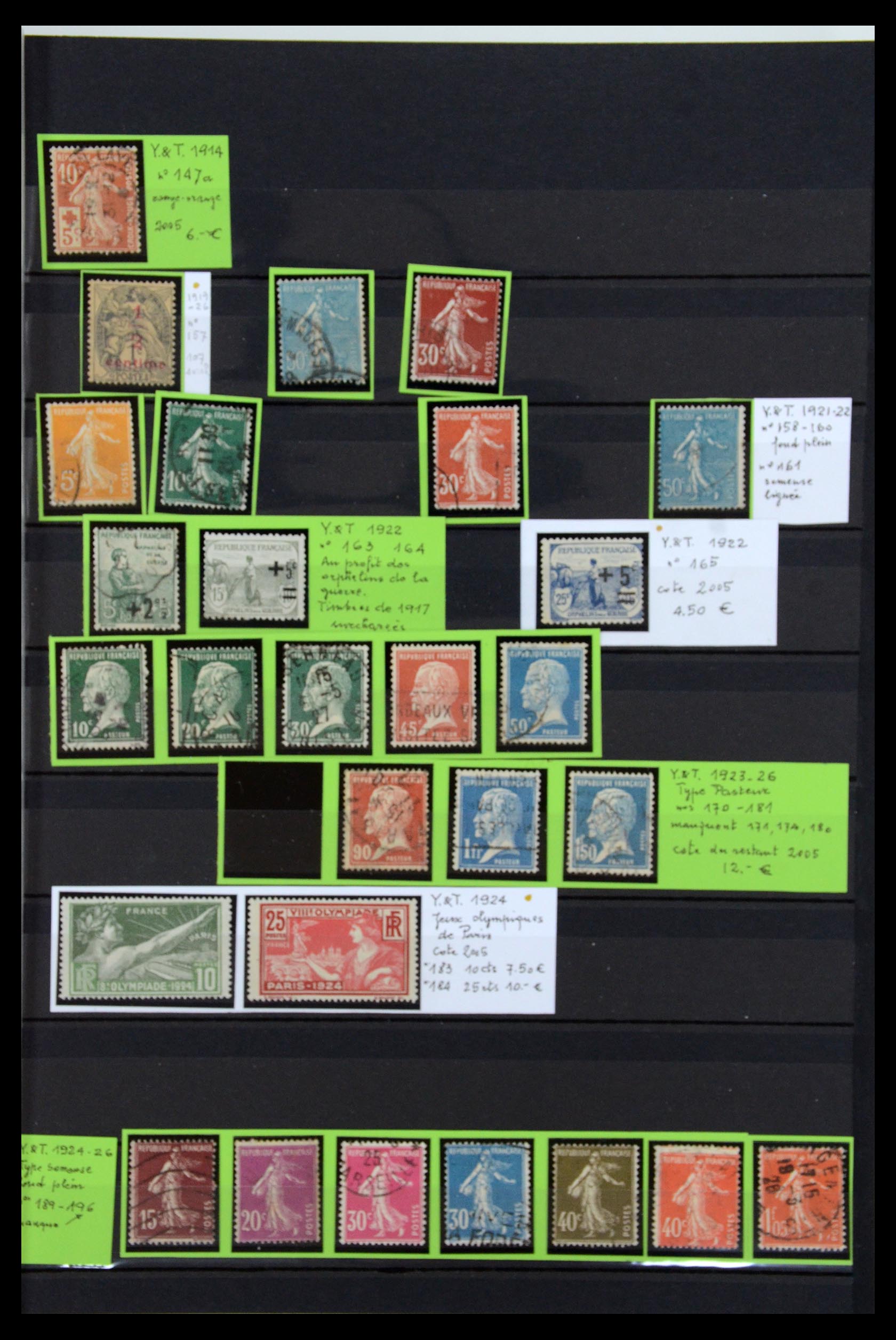 35988 008 - Postzegelverzameling 35988 Frankrijk 1853-1959.