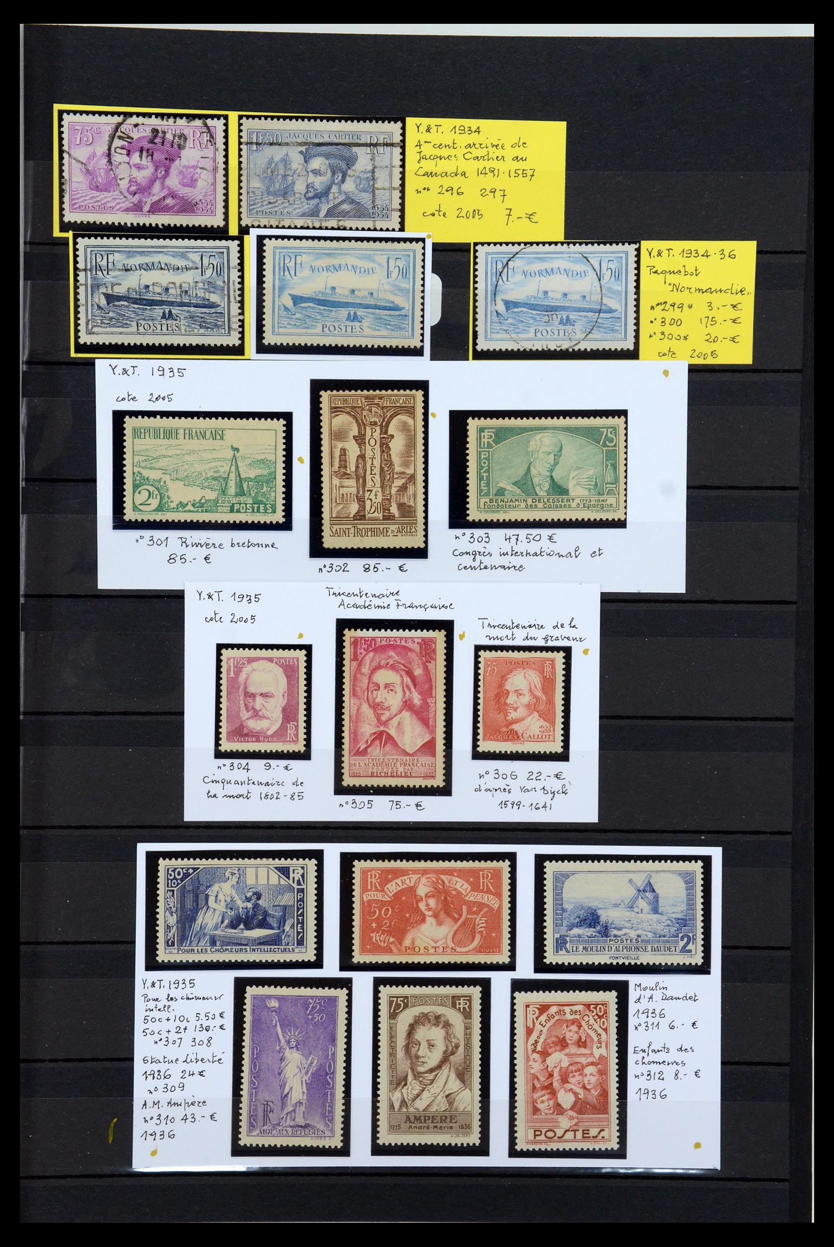 35988 012 - Postzegelverzameling 35988 Frankrijk 1853-1959.