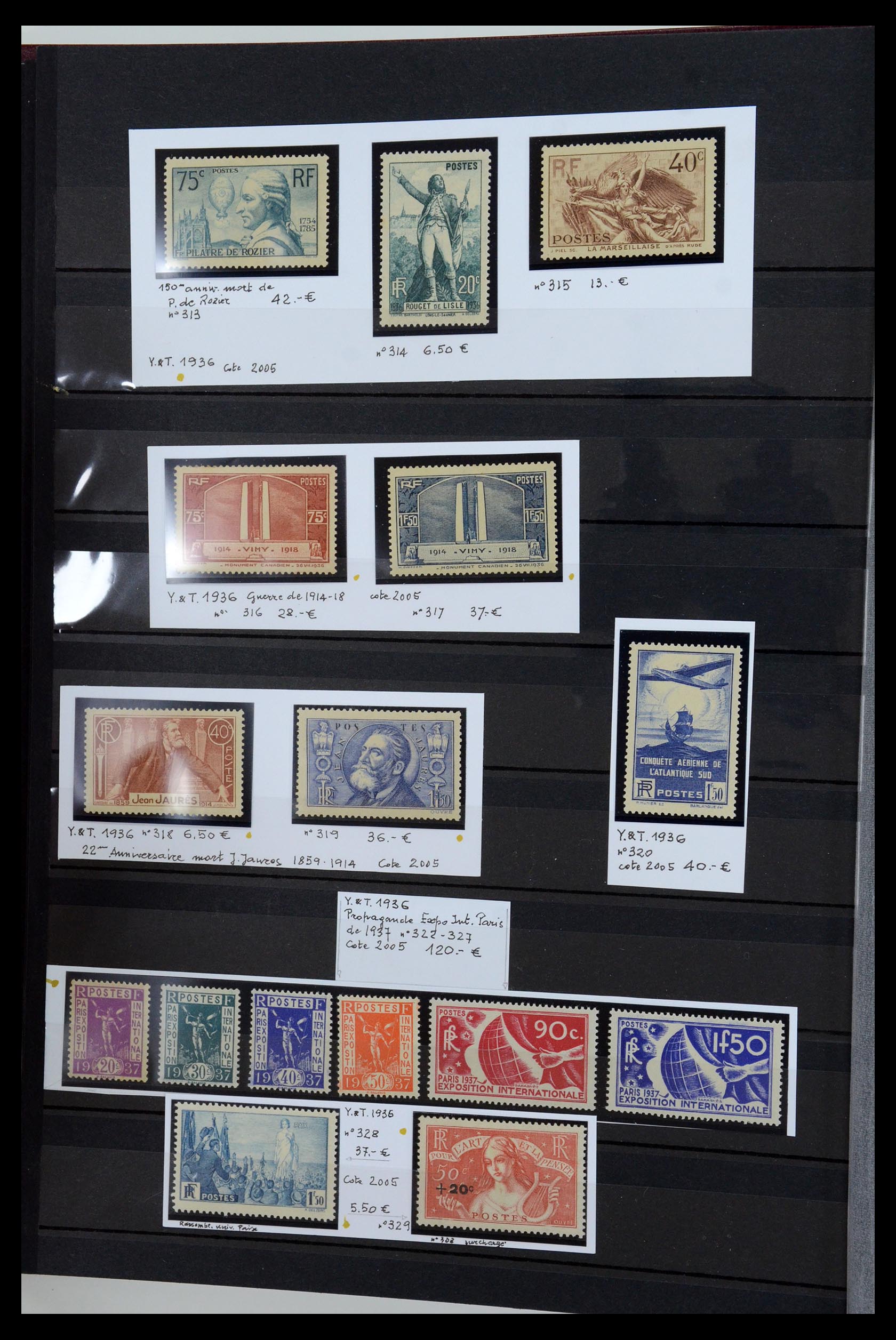 35988 013 - Postzegelverzameling 35988 Frankrijk 1853-1959.
