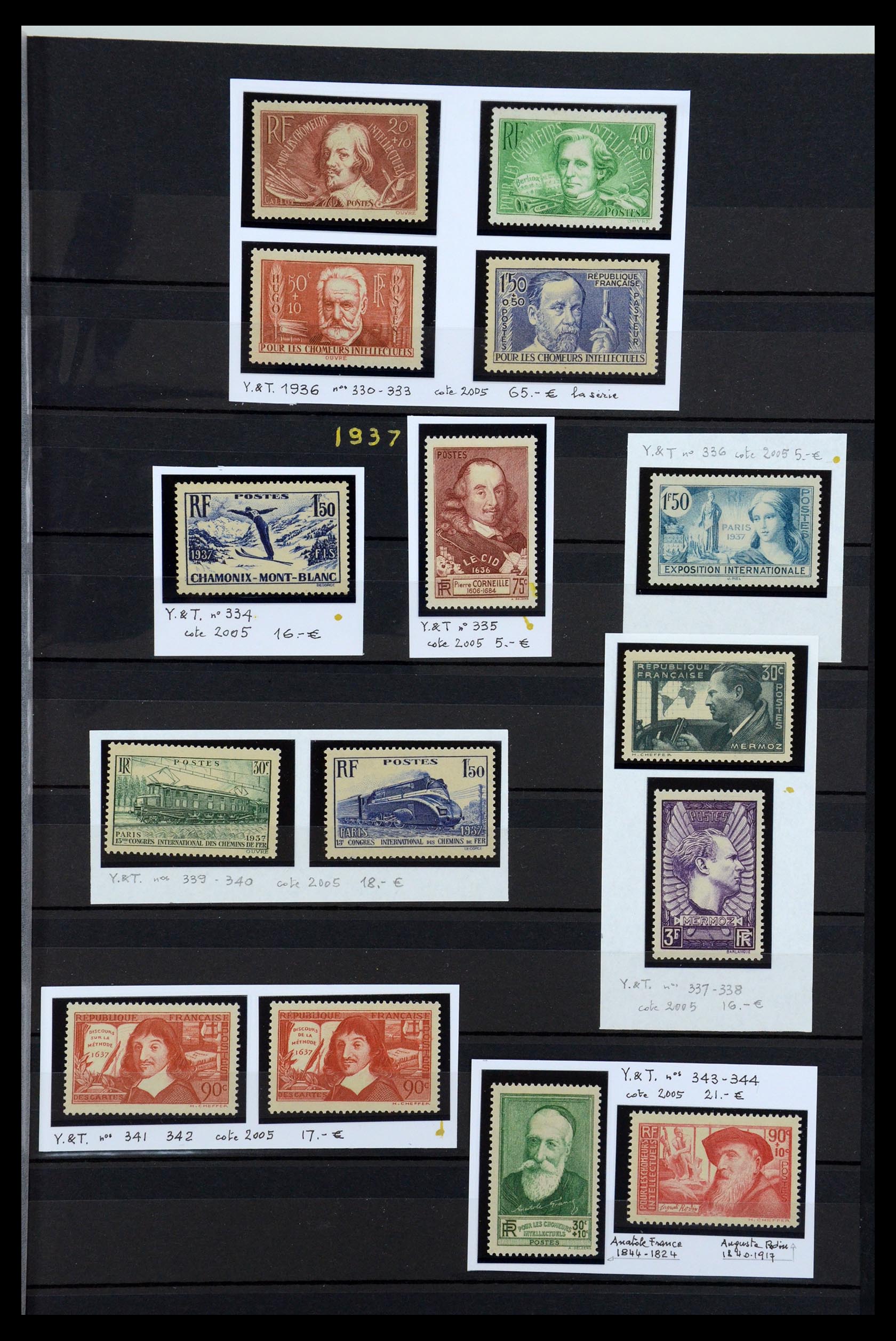 35988 014 - Postzegelverzameling 35988 Frankrijk 1853-1959.