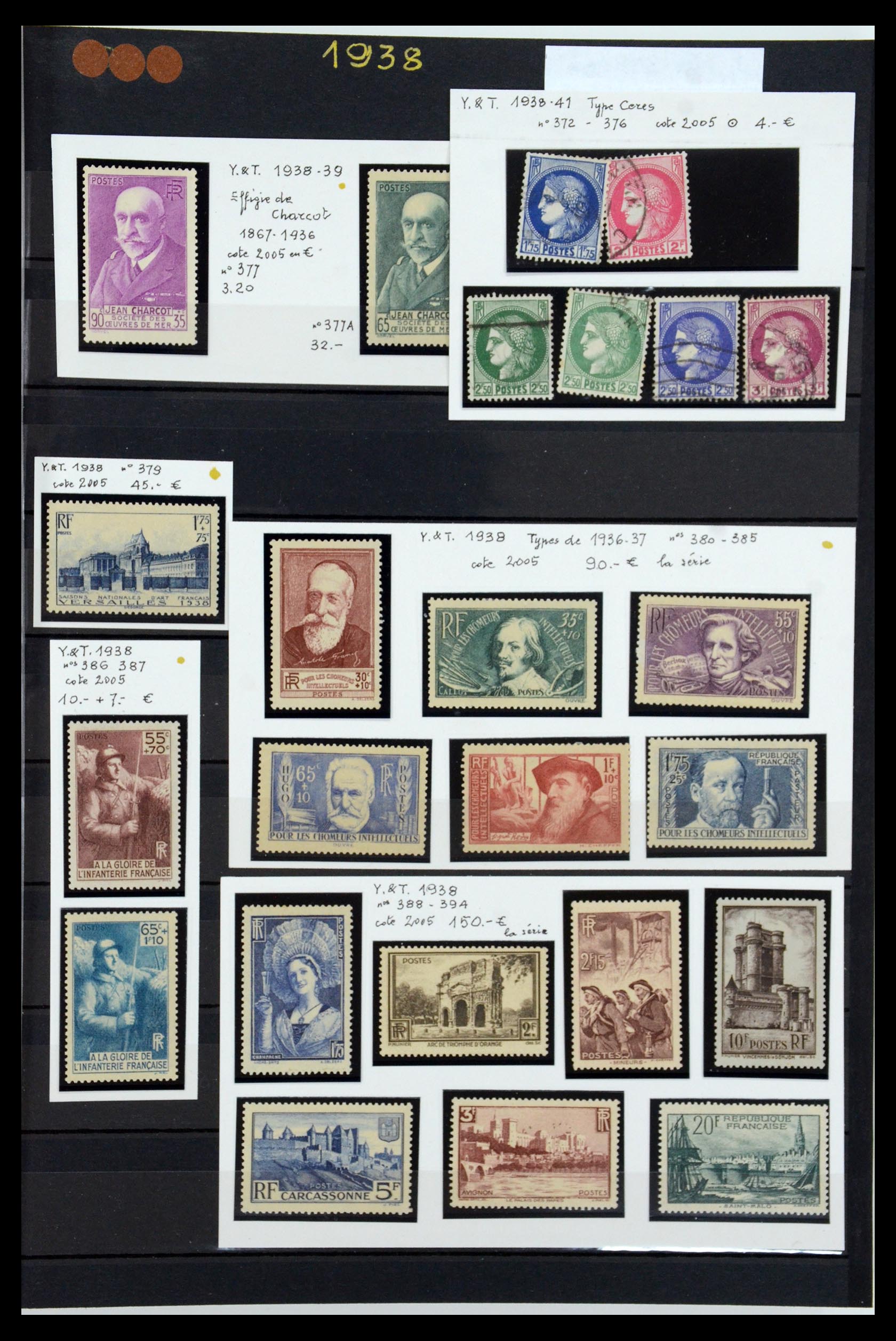 35988 016 - Postzegelverzameling 35988 Frankrijk 1853-1959.