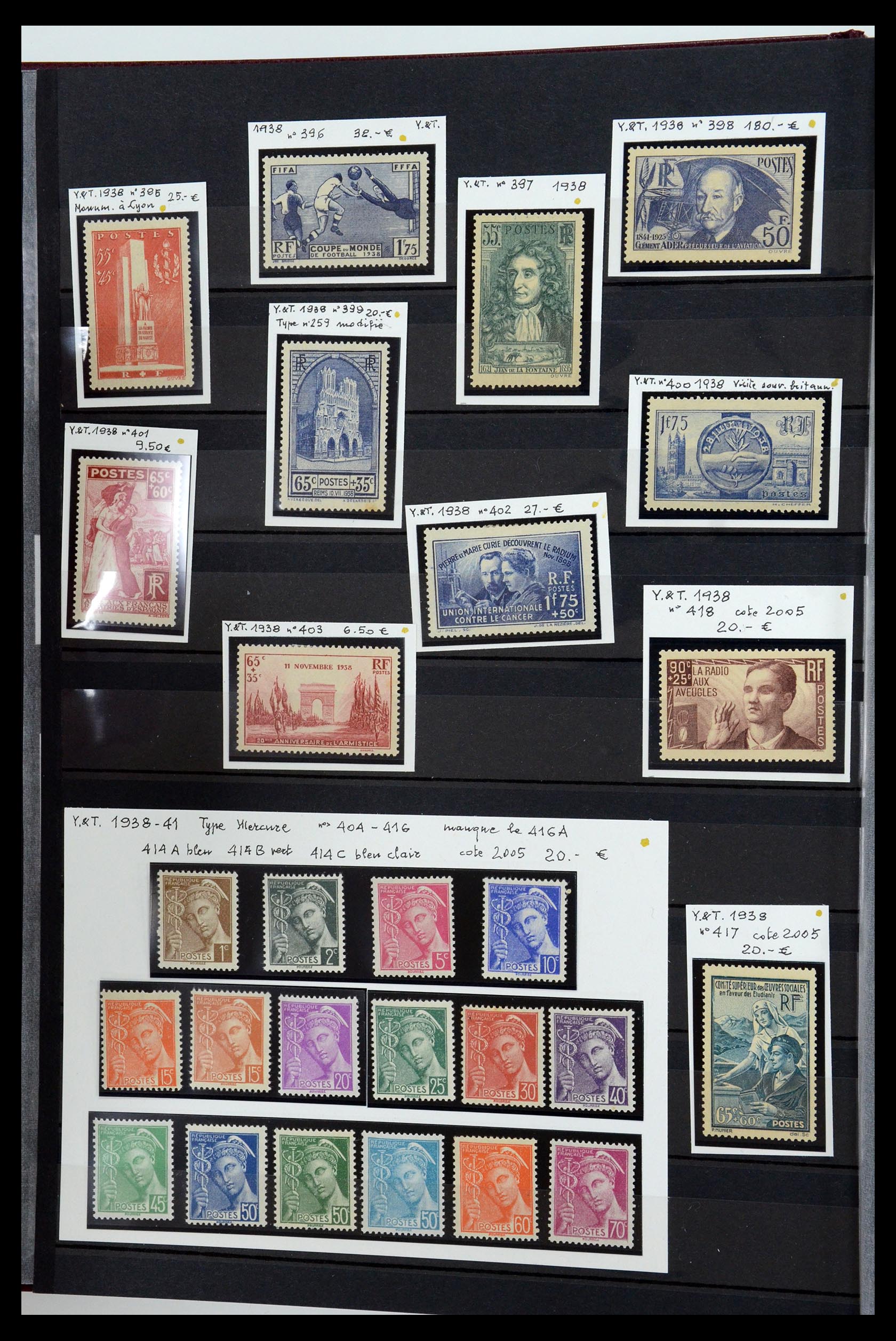 35988 017 - Postzegelverzameling 35988 Frankrijk 1853-1959.