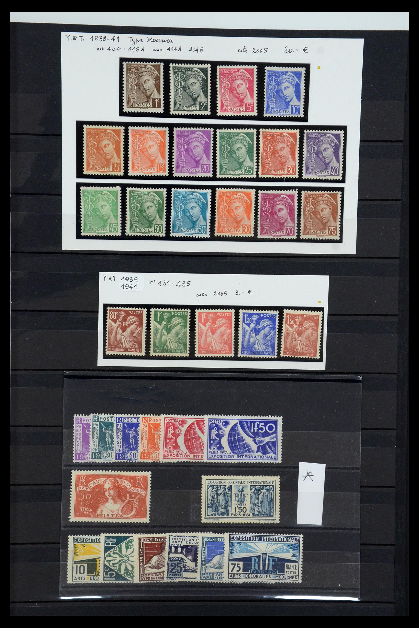 35988 018 - Postzegelverzameling 35988 Frankrijk 1853-1959.