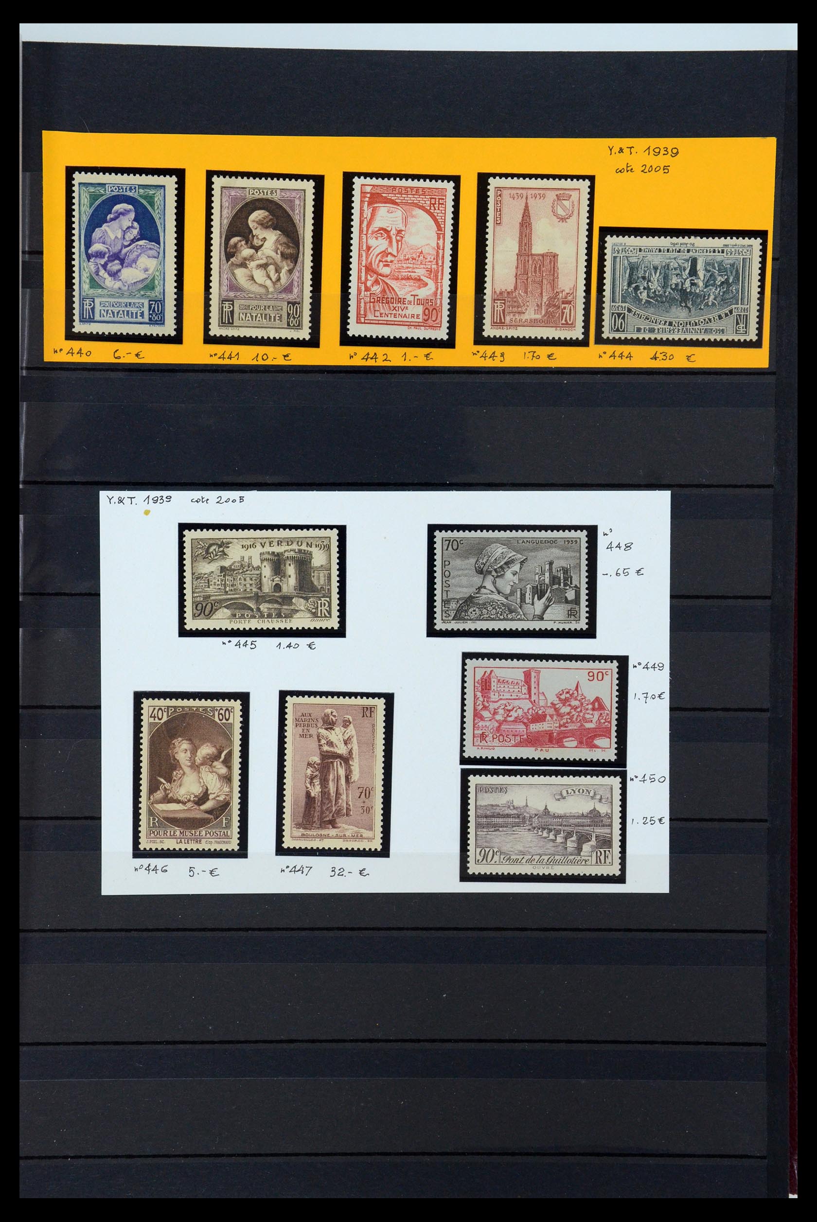 35988 020 - Postzegelverzameling 35988 Frankrijk 1853-1959.