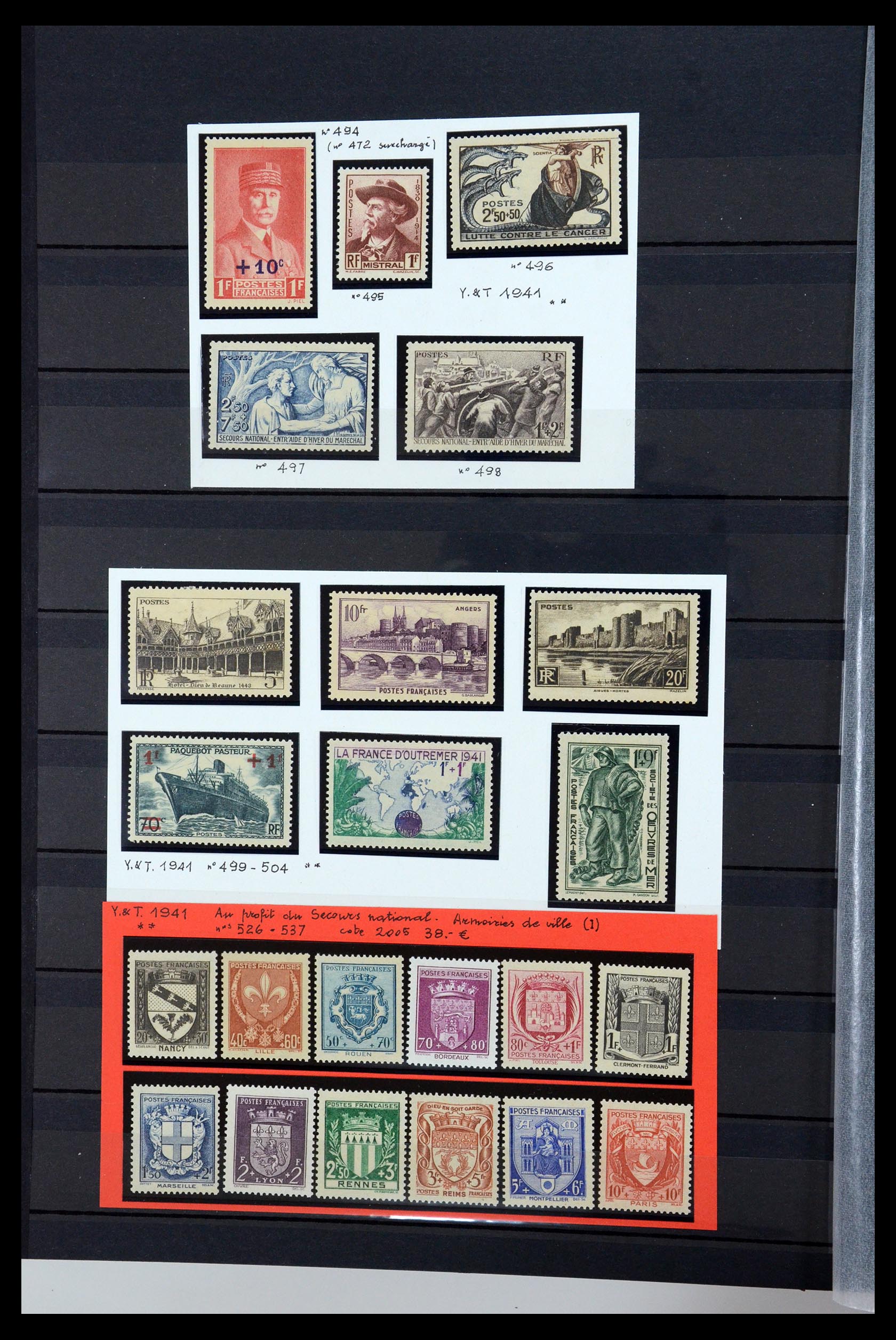 35988 023 - Postzegelverzameling 35988 Frankrijk 1853-1959.