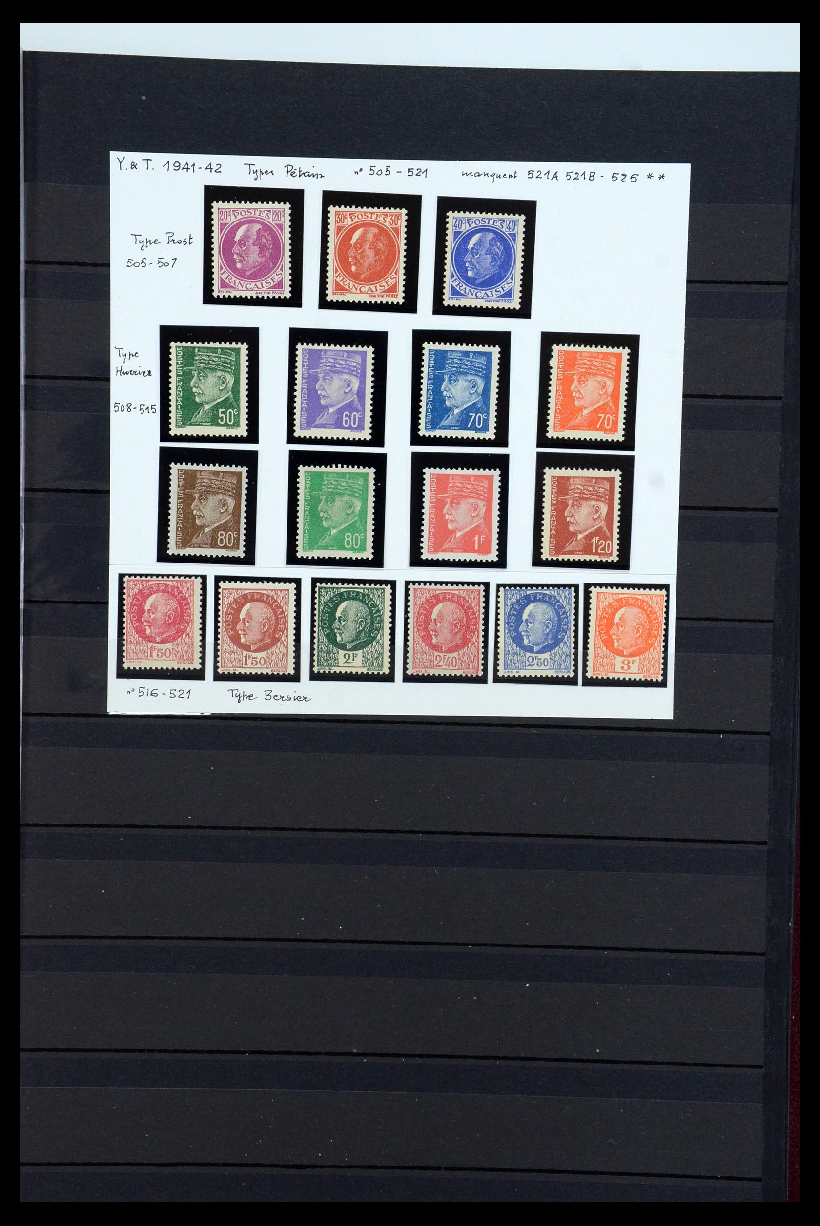 35988 024 - Postzegelverzameling 35988 Frankrijk 1853-1959.