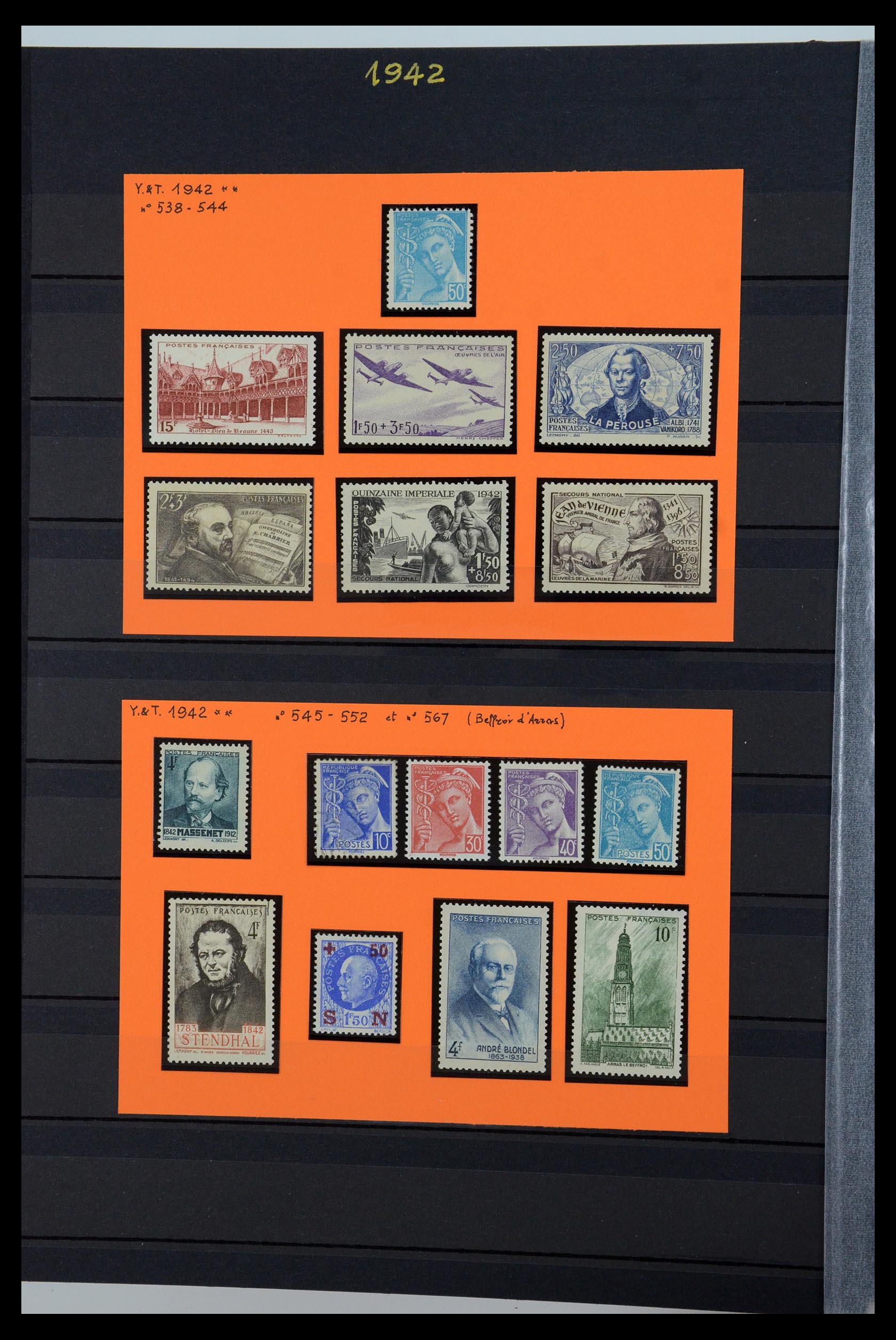 35988 025 - Postzegelverzameling 35988 Frankrijk 1853-1959.