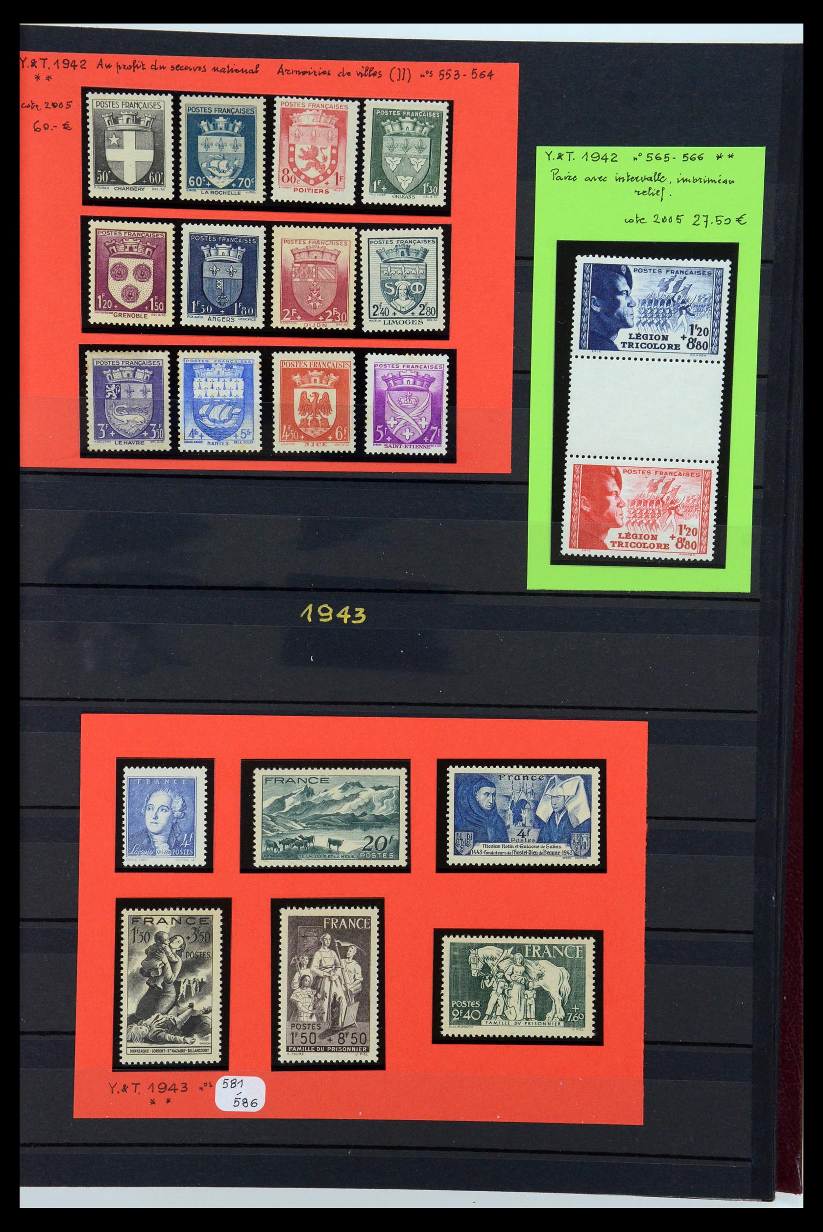 35988 026 - Postzegelverzameling 35988 Frankrijk 1853-1959.