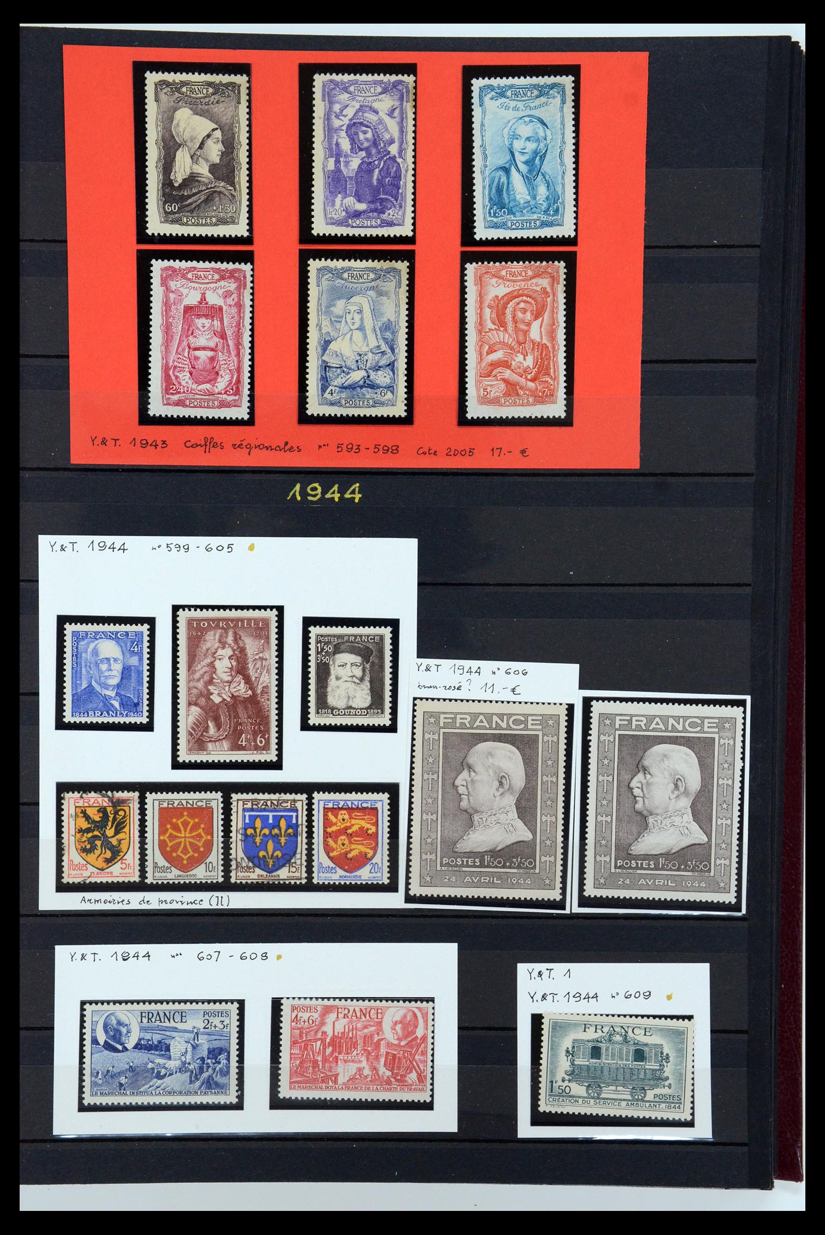 35988 028 - Postzegelverzameling 35988 Frankrijk 1853-1959.