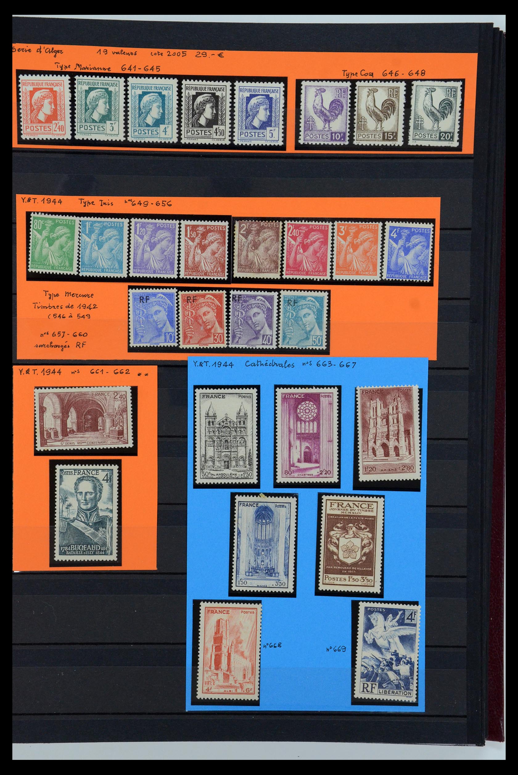 35988 029 - Postzegelverzameling 35988 Frankrijk 1853-1959.