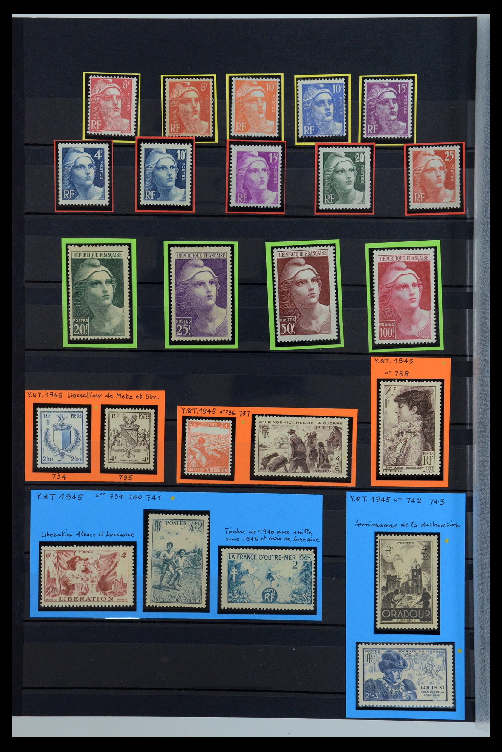 35988 033 - Postzegelverzameling 35988 Frankrijk 1853-1959.