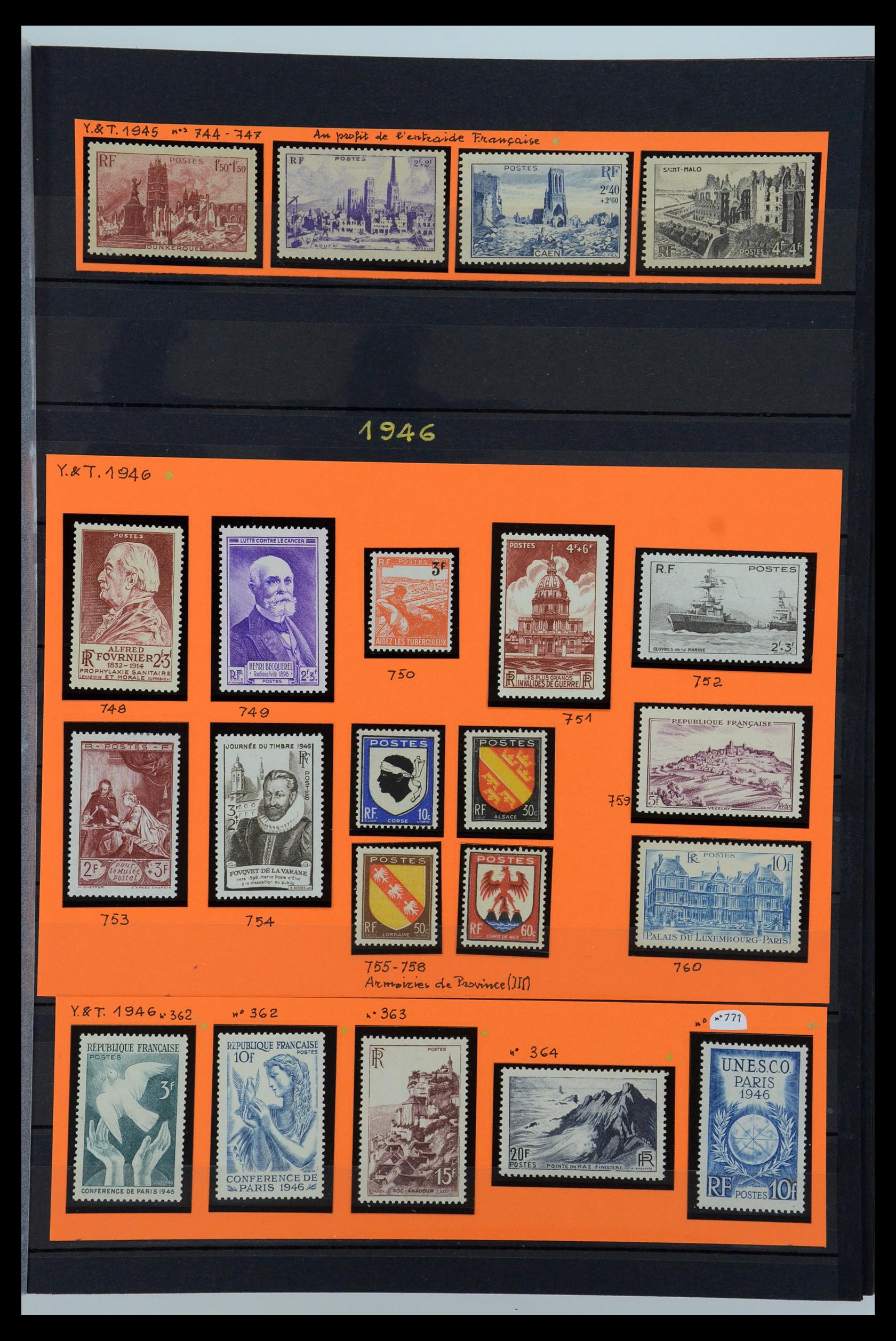 35988 034 - Postzegelverzameling 35988 Frankrijk 1853-1959.