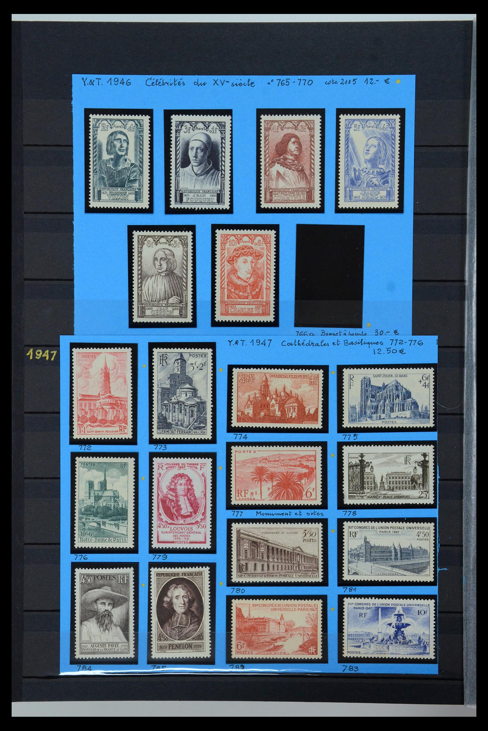 35988 036 - Postzegelverzameling 35988 Frankrijk 1853-1959.