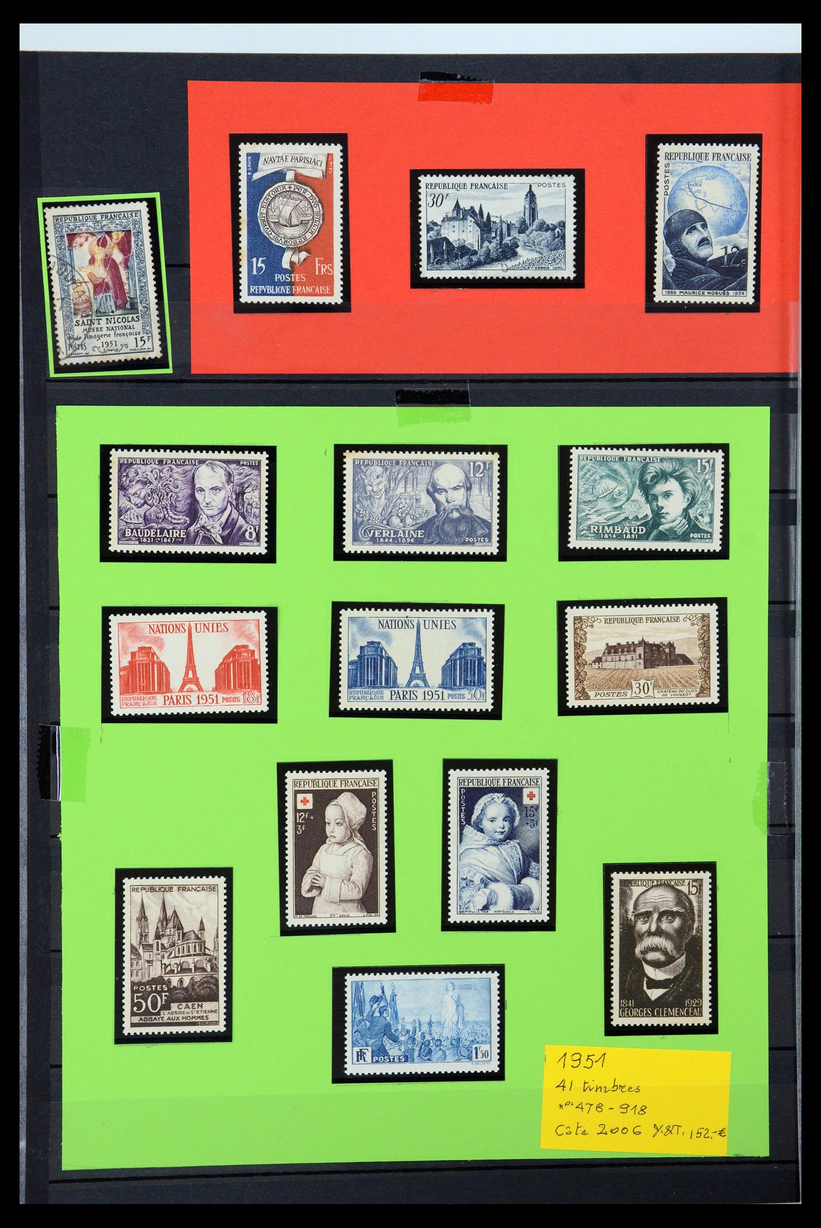 35988 044 - Postzegelverzameling 35988 Frankrijk 1853-1959.