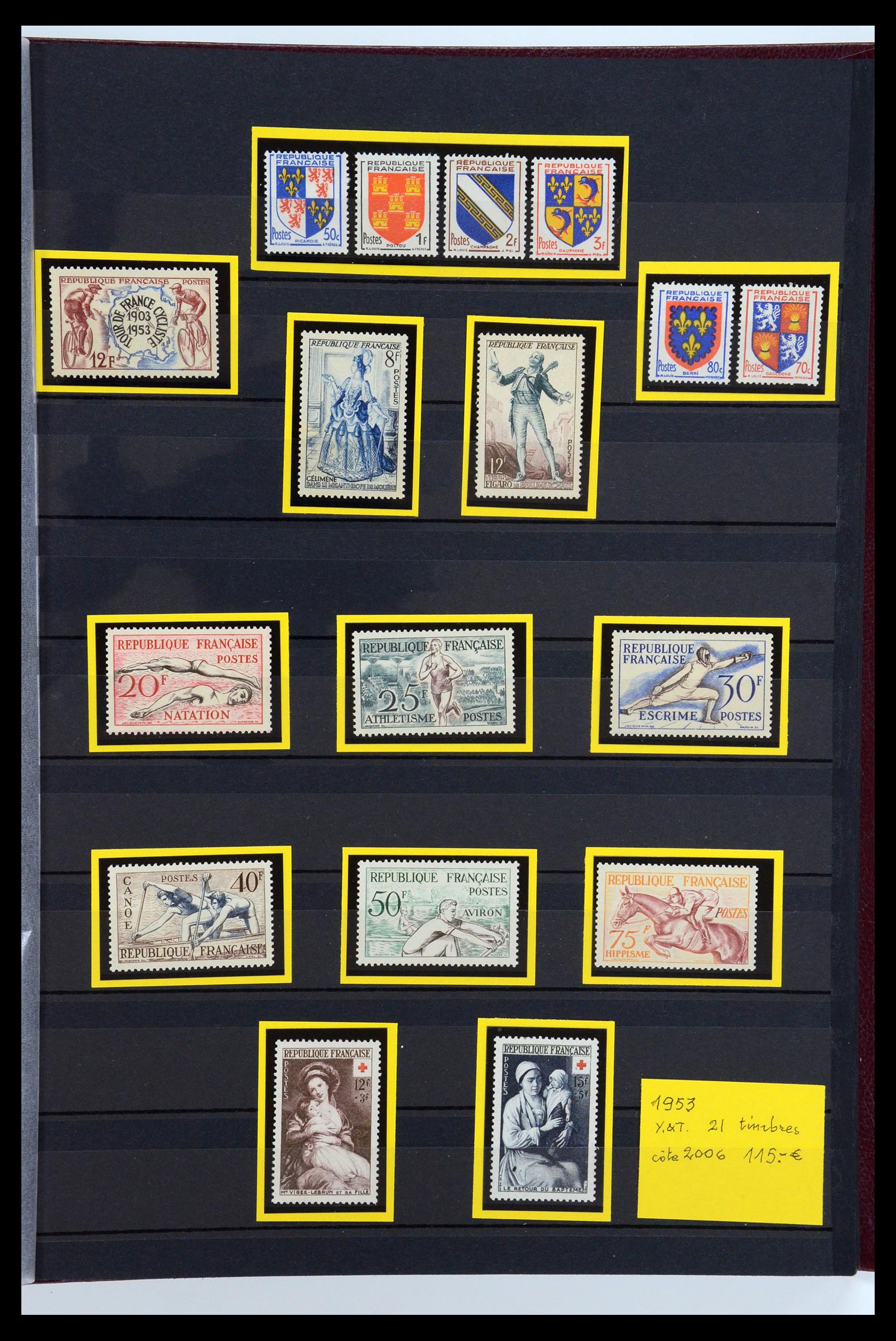 35988 046 - Postzegelverzameling 35988 Frankrijk 1853-1959.
