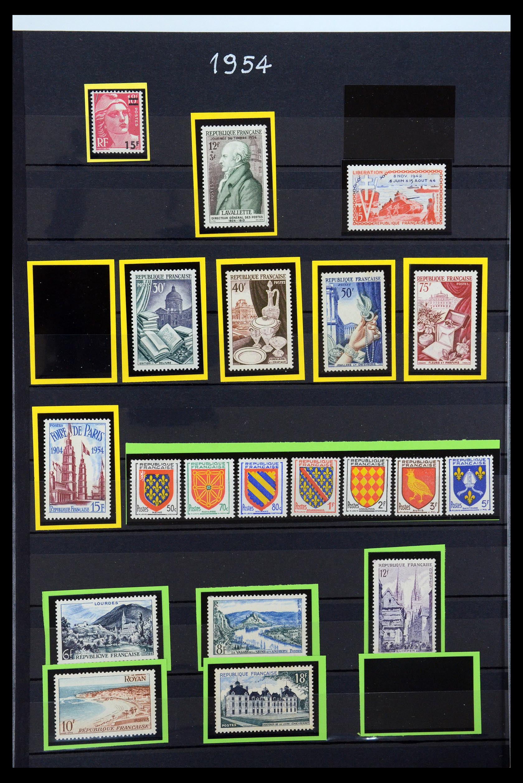 35988 047 - Postzegelverzameling 35988 Frankrijk 1853-1959.