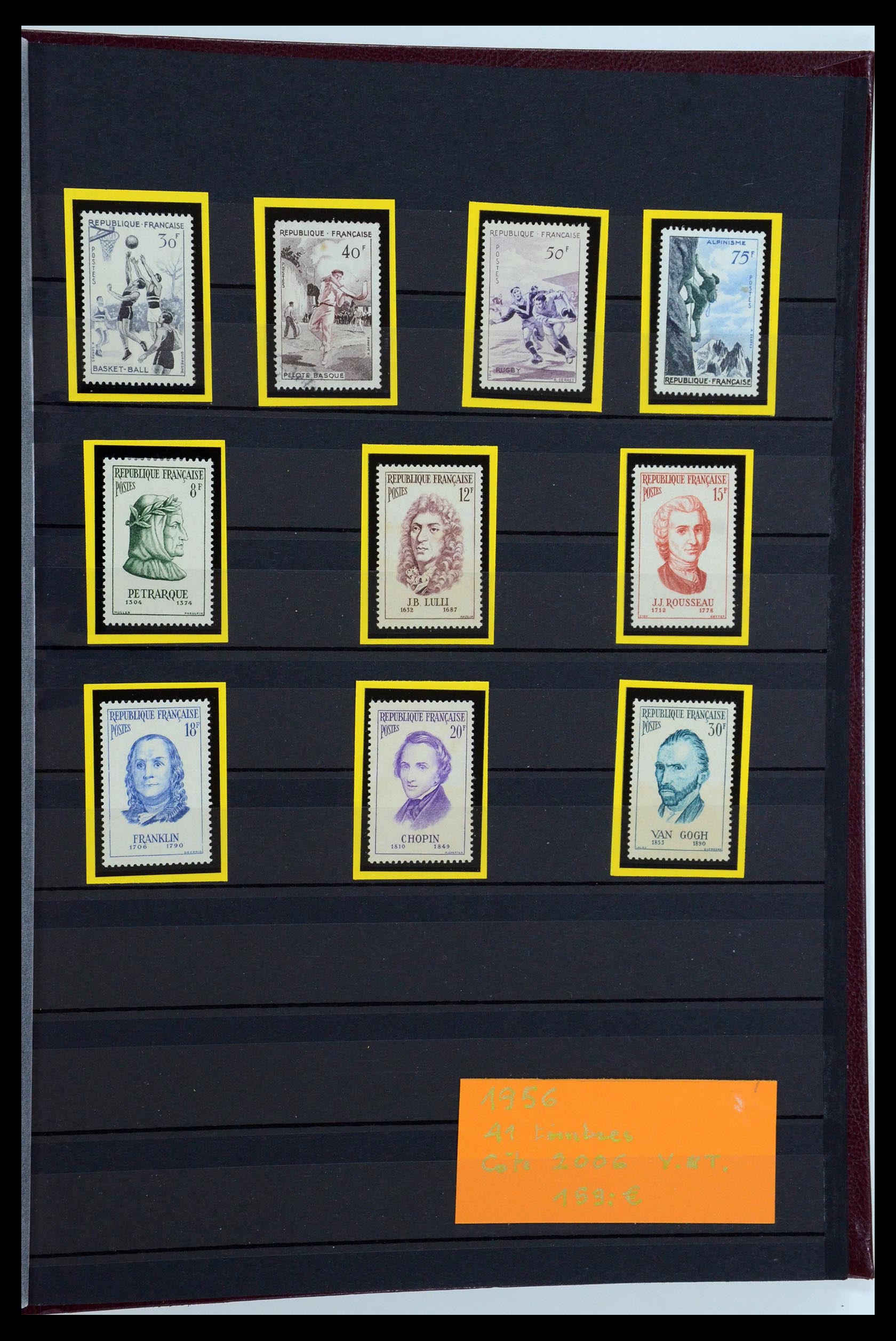 35988 054 - Postzegelverzameling 35988 Frankrijk 1853-1959.