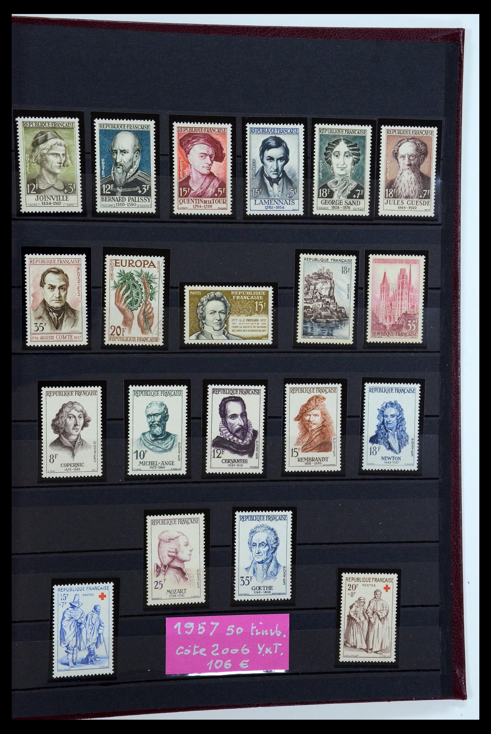 35988 056 - Postzegelverzameling 35988 Frankrijk 1853-1959.