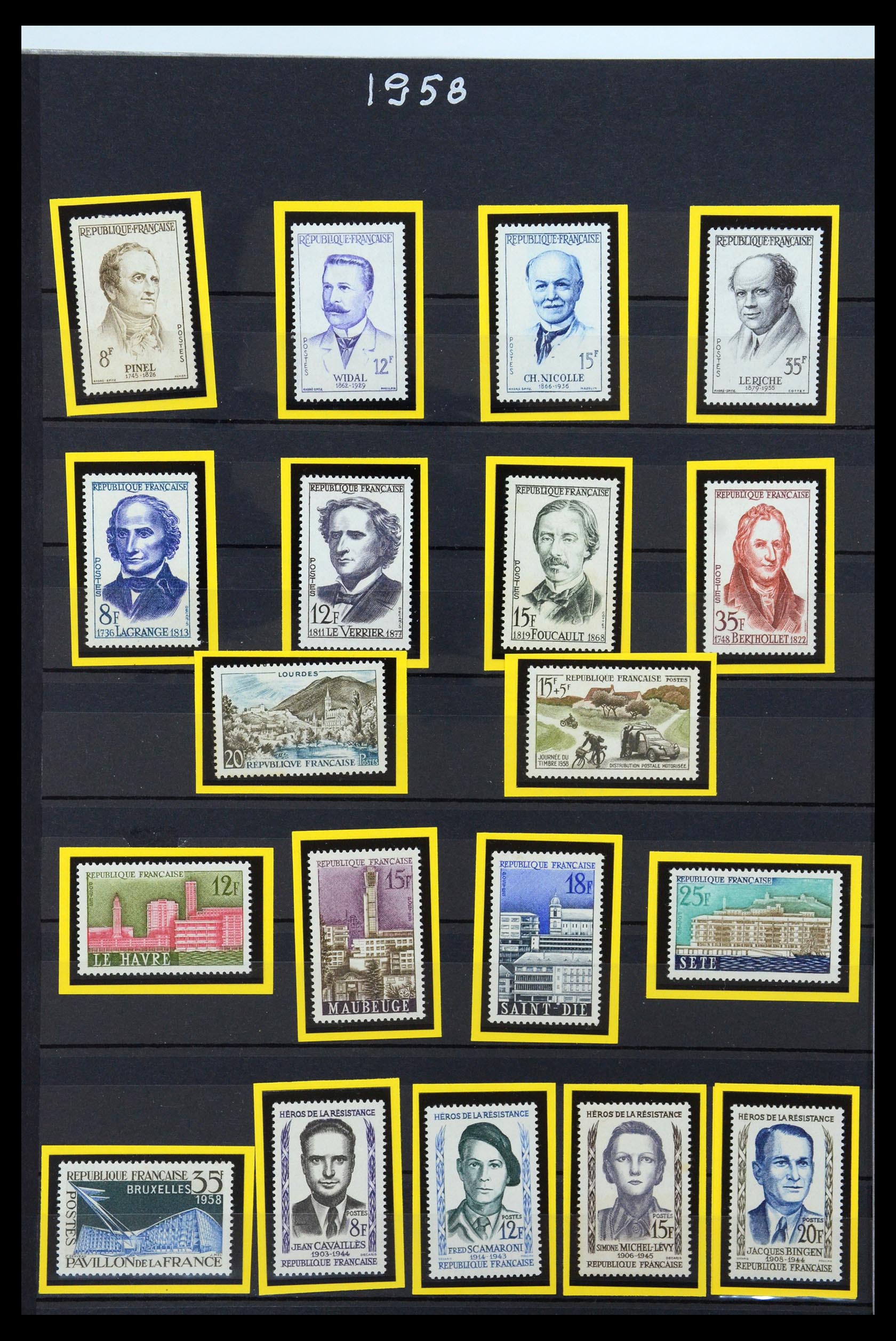 35988 057 - Postzegelverzameling 35988 Frankrijk 1853-1959.