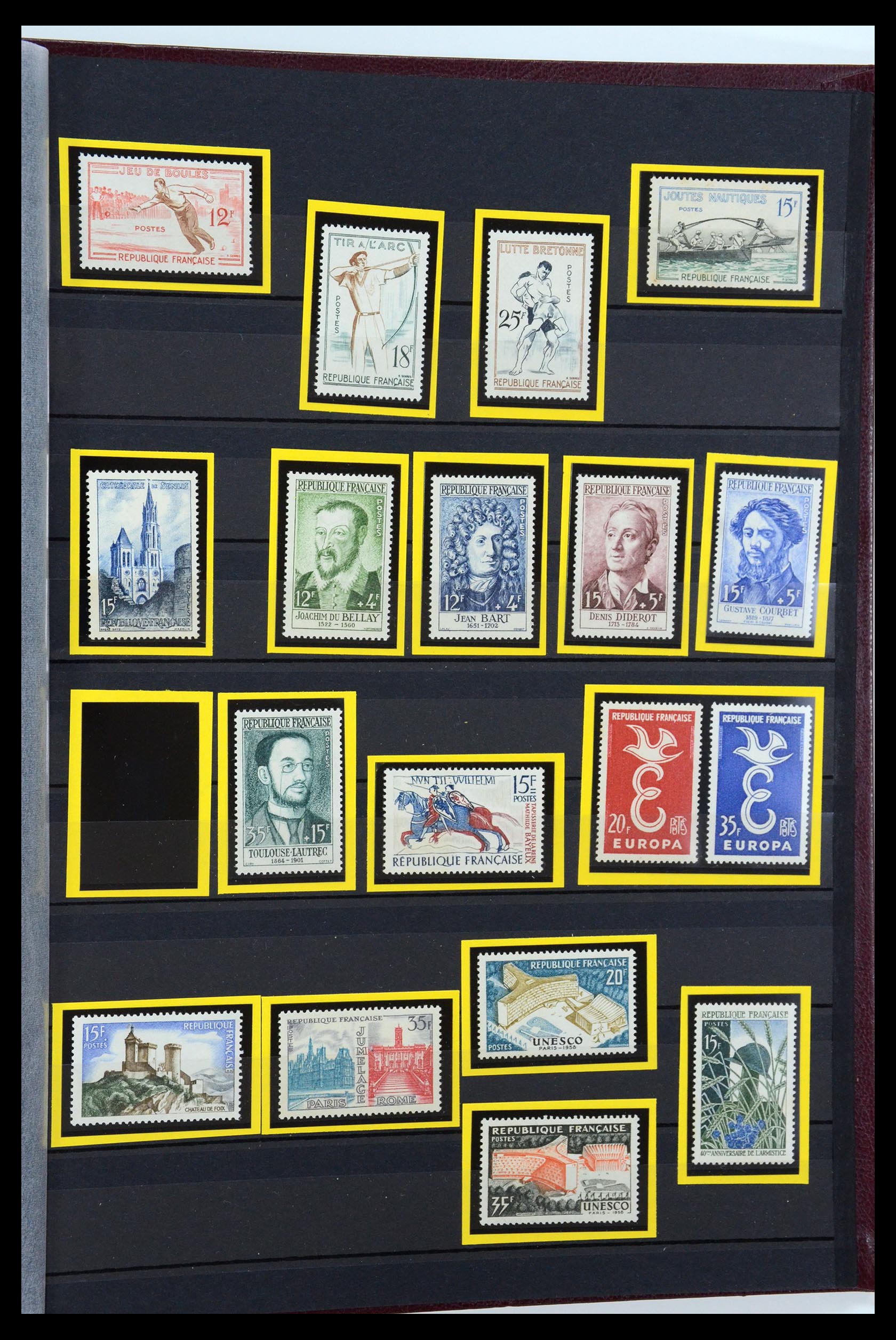 35988 058 - Postzegelverzameling 35988 Frankrijk 1853-1959.