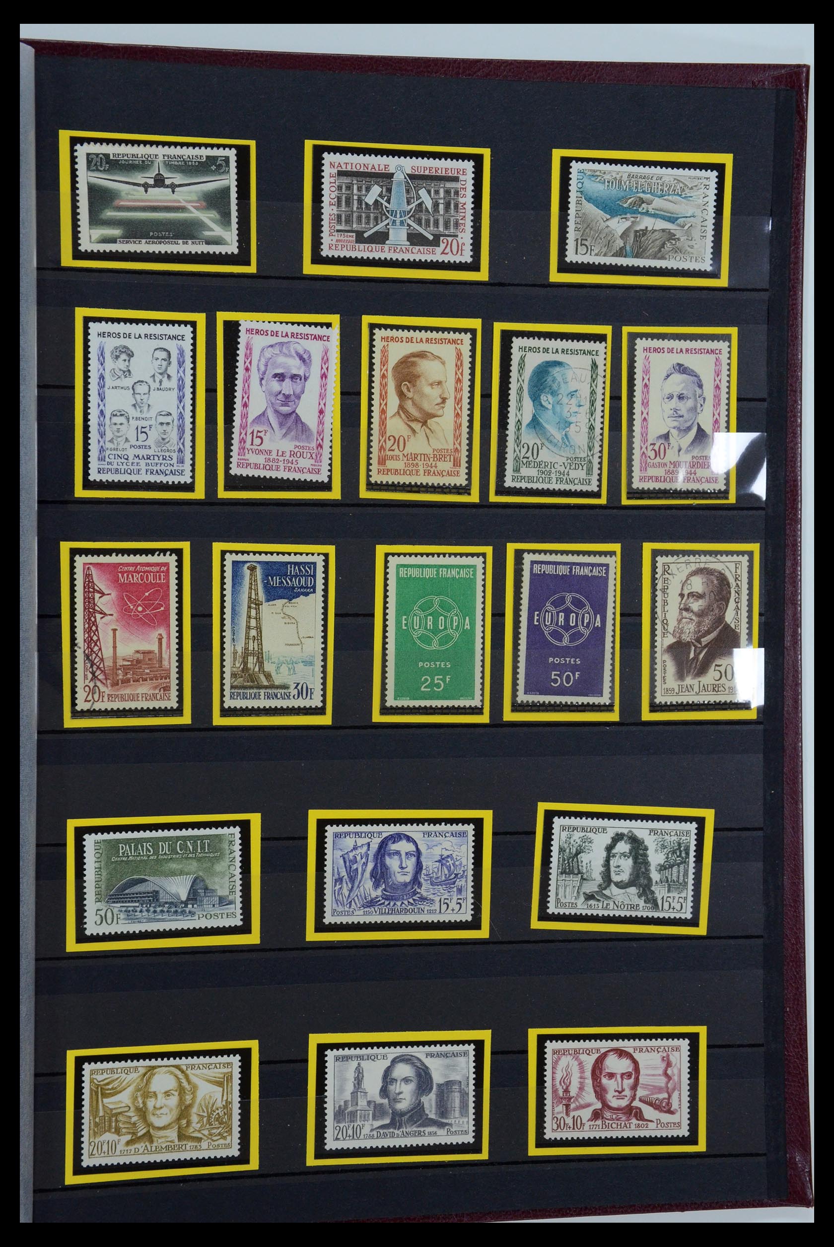 35988 060 - Postzegelverzameling 35988 Frankrijk 1853-1959.