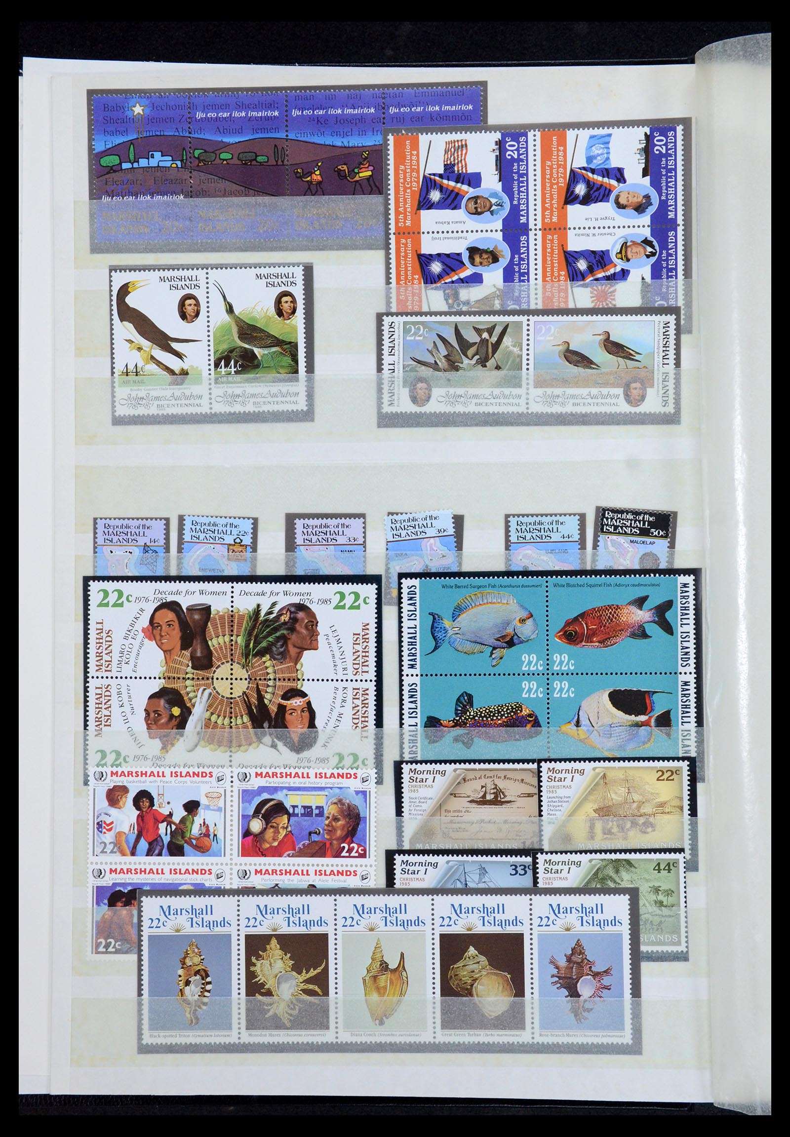 35991 002 - Postzegelverzameling 35991 Marshall eilanden 1984-1992.