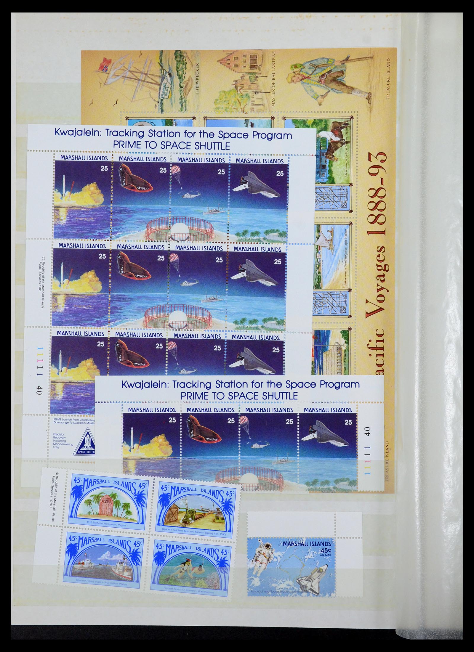 35991 008 - Postzegelverzameling 35991 Marshall eilanden 1984-1992.