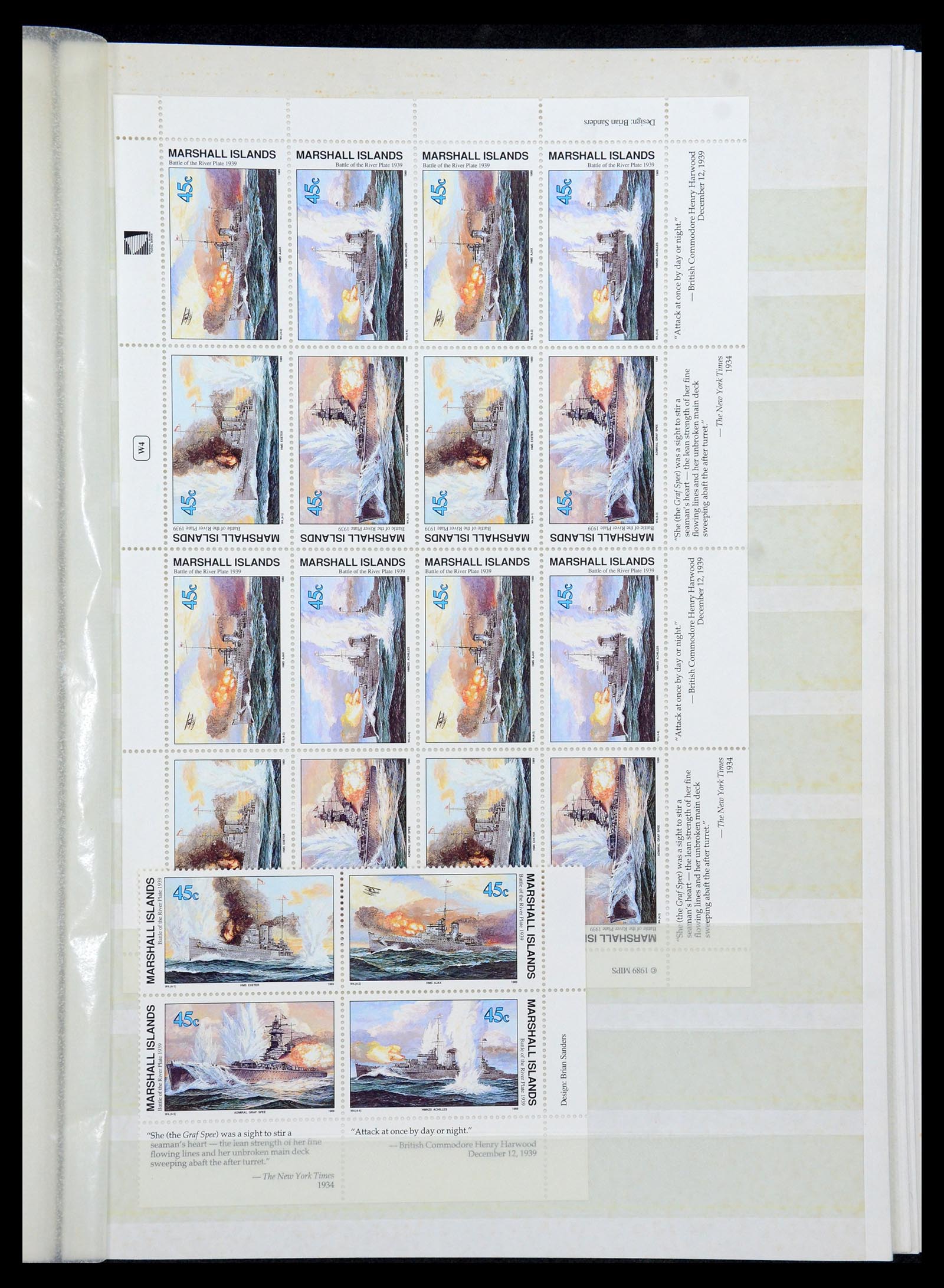 35991 013 - Postzegelverzameling 35991 Marshall eilanden 1984-1992.