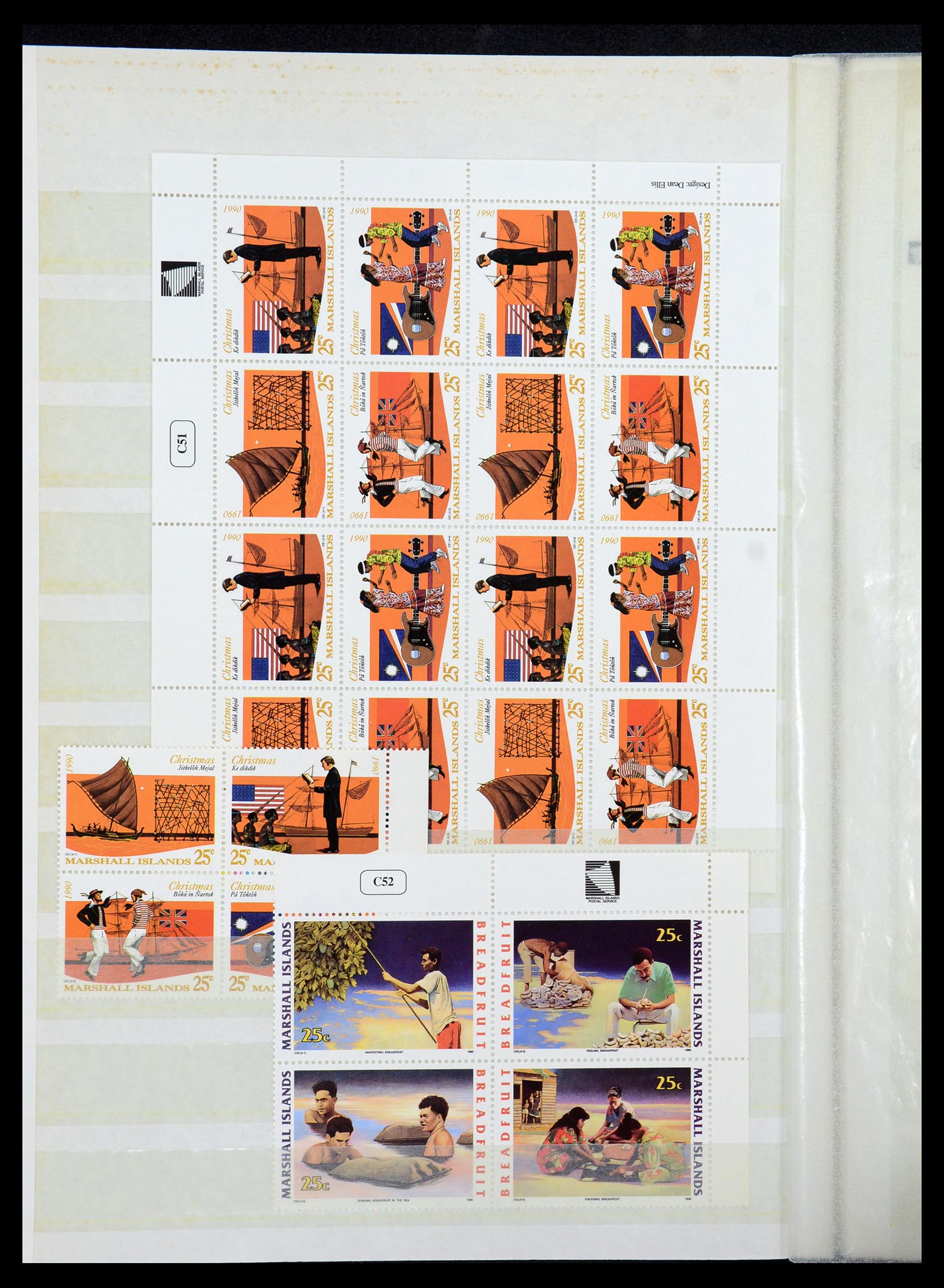 35991 020 - Postzegelverzameling 35991 Marshall eilanden 1984-1992.