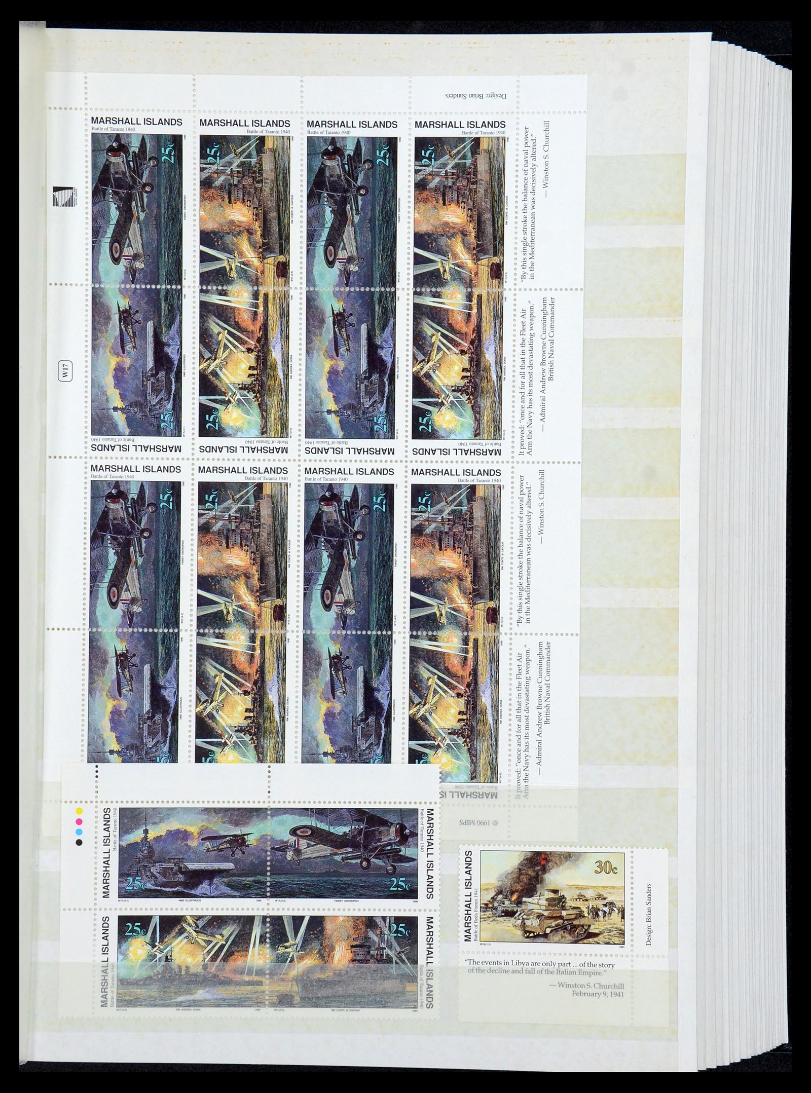 35991 021 - Postzegelverzameling 35991 Marshall eilanden 1984-1992.