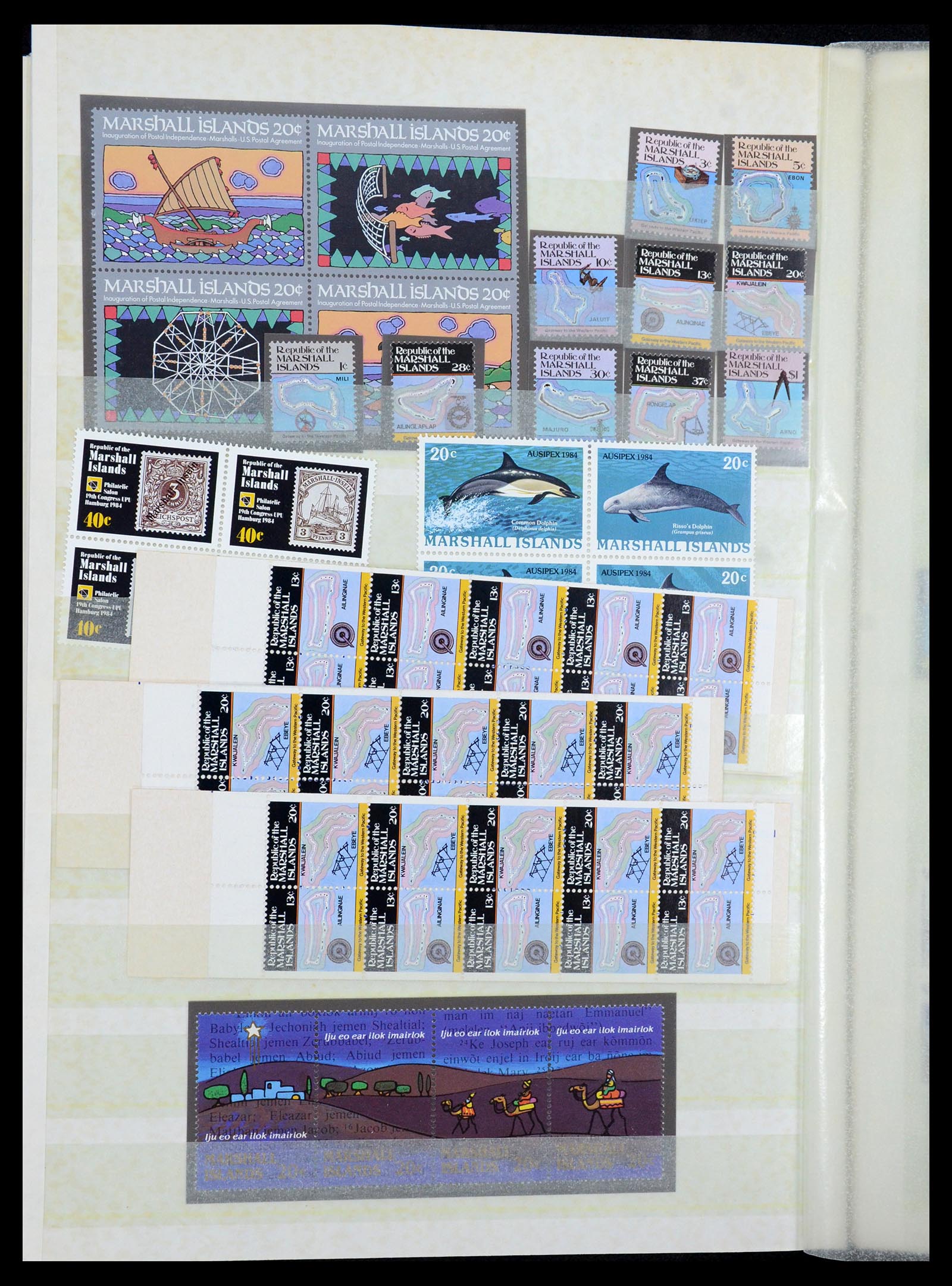 35991 031 - Postzegelverzameling 35991 Marshall eilanden 1984-1992.