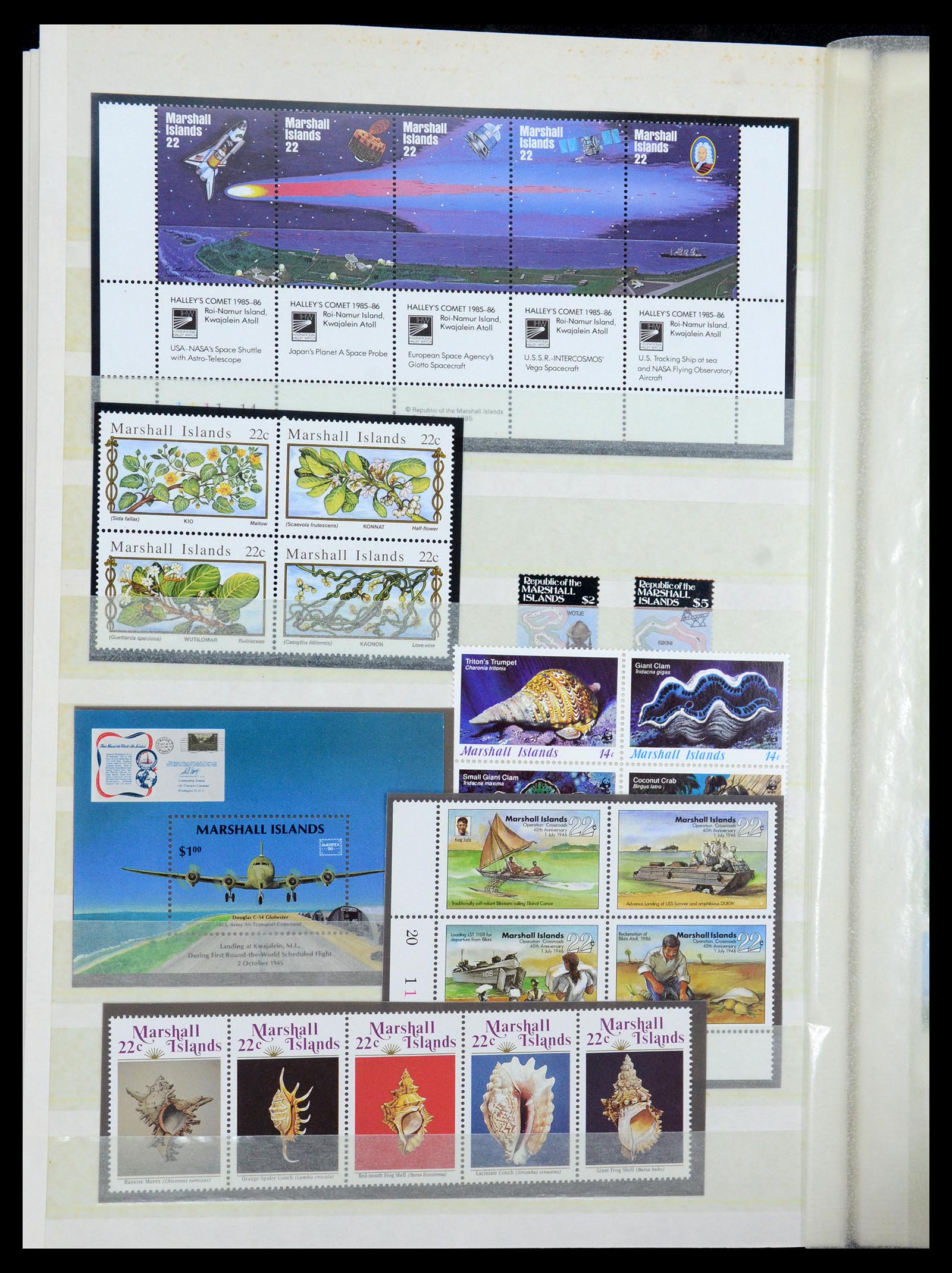 35991 032 - Postzegelverzameling 35991 Marshall eilanden 1984-1992.